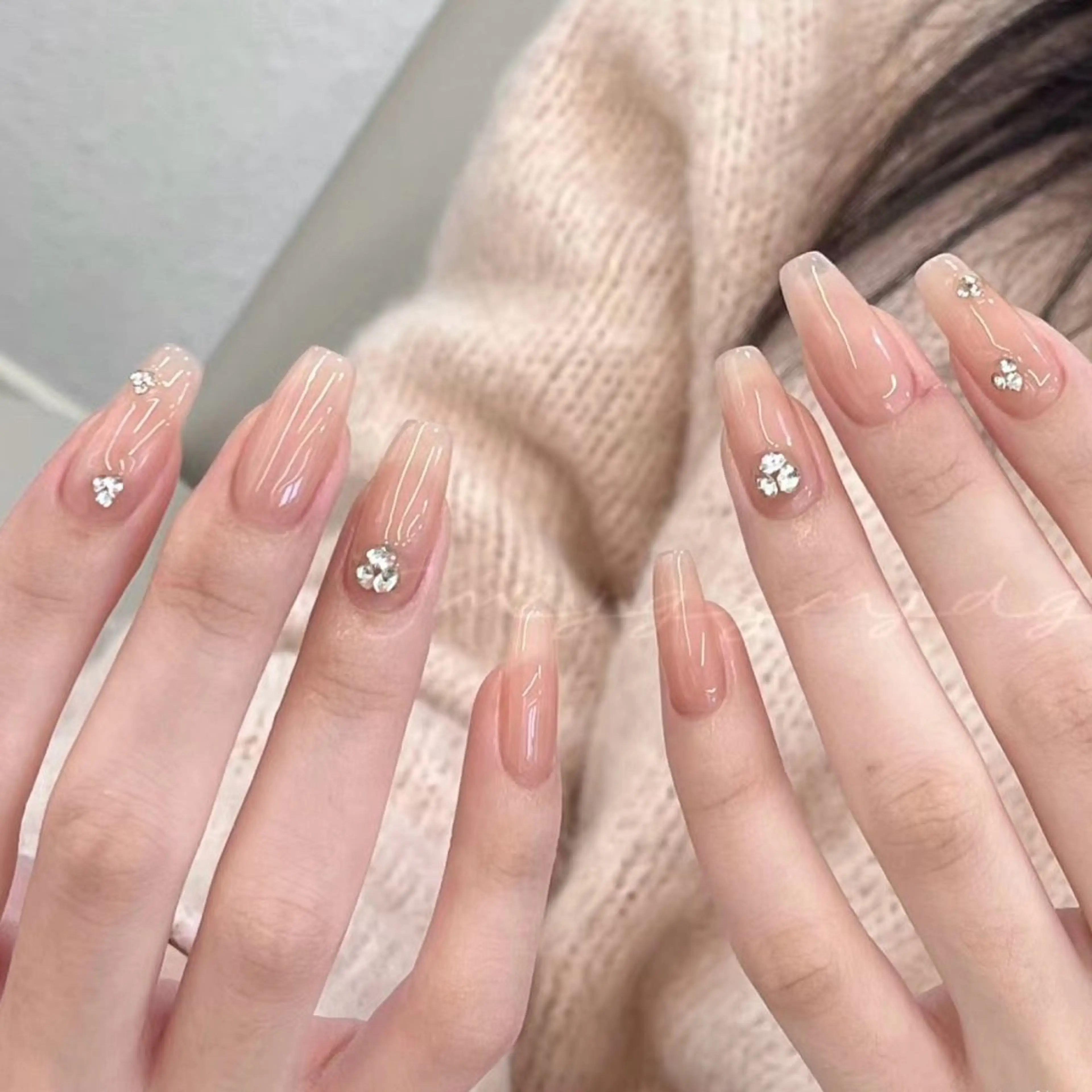 ネイル ハンドネイル By moonネイル 🌷ワンホン/韓国風のネイルデザイン