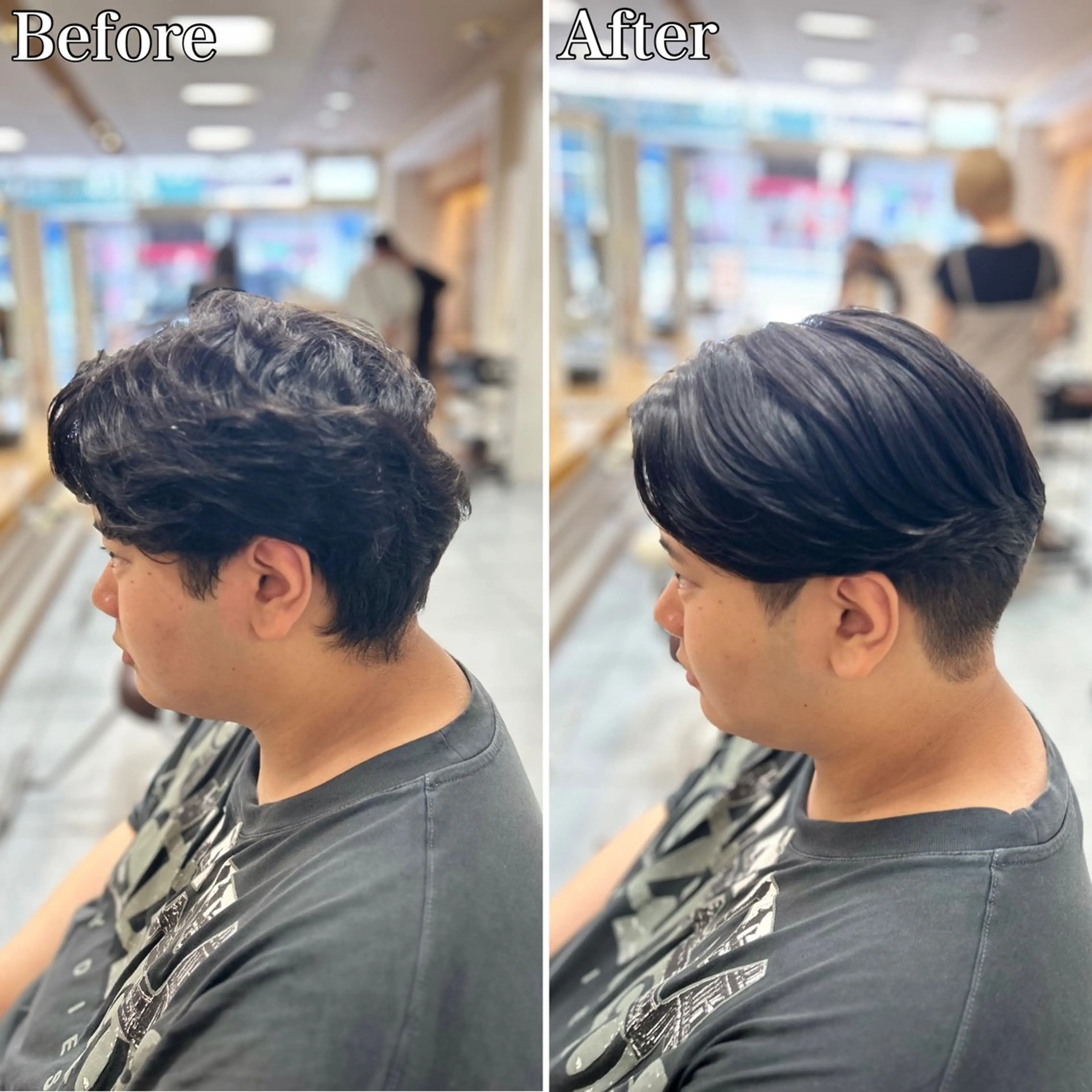 ショート パーマ メンズ マッシュ 縮毛矯正 カット 縮毛矯正 🔮メンズ縮毛矯正 メンズパーマ💎竹永のヘアスタイル