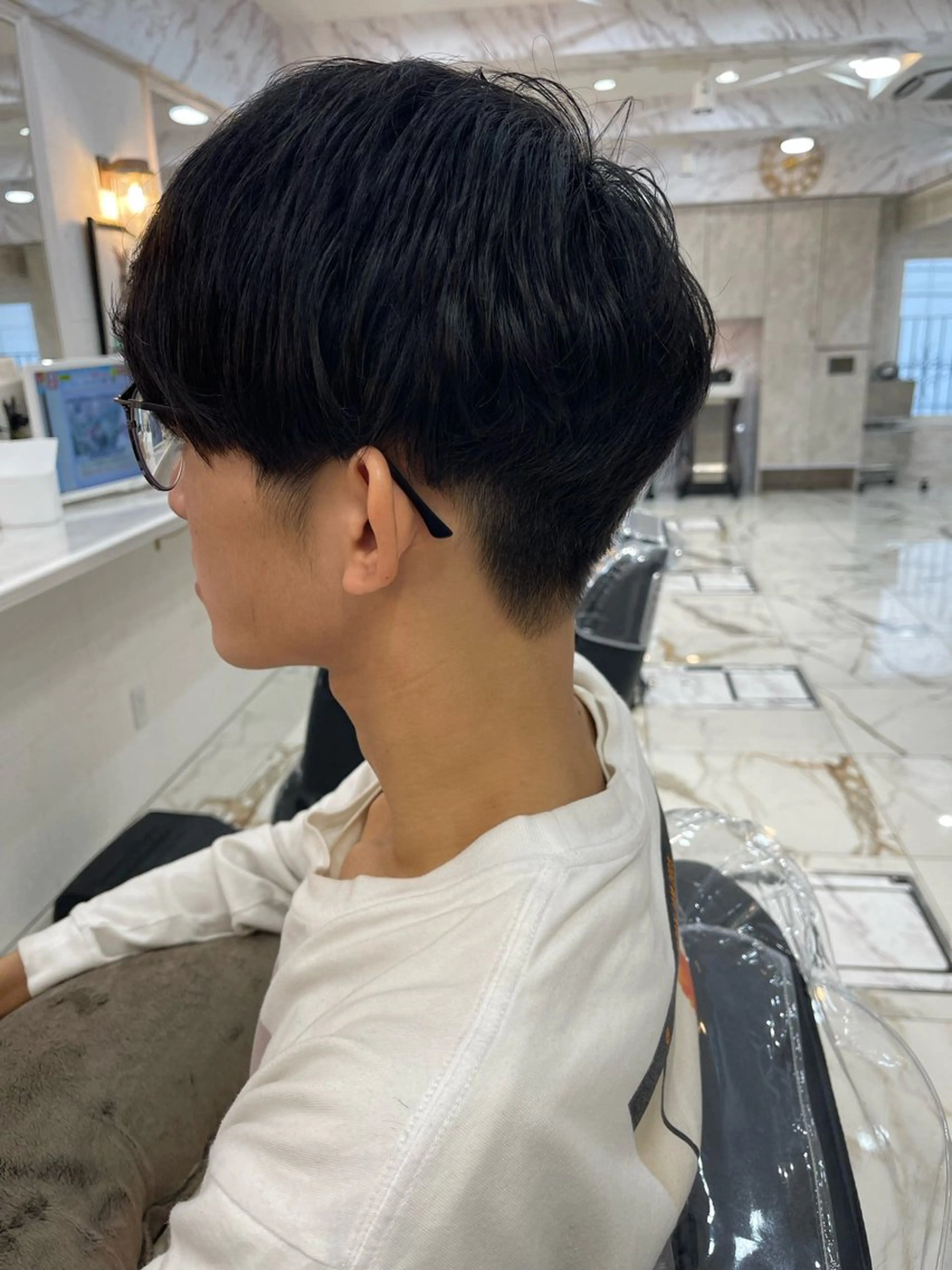 ショート メンズ 西野 蓮のヘアスタイル