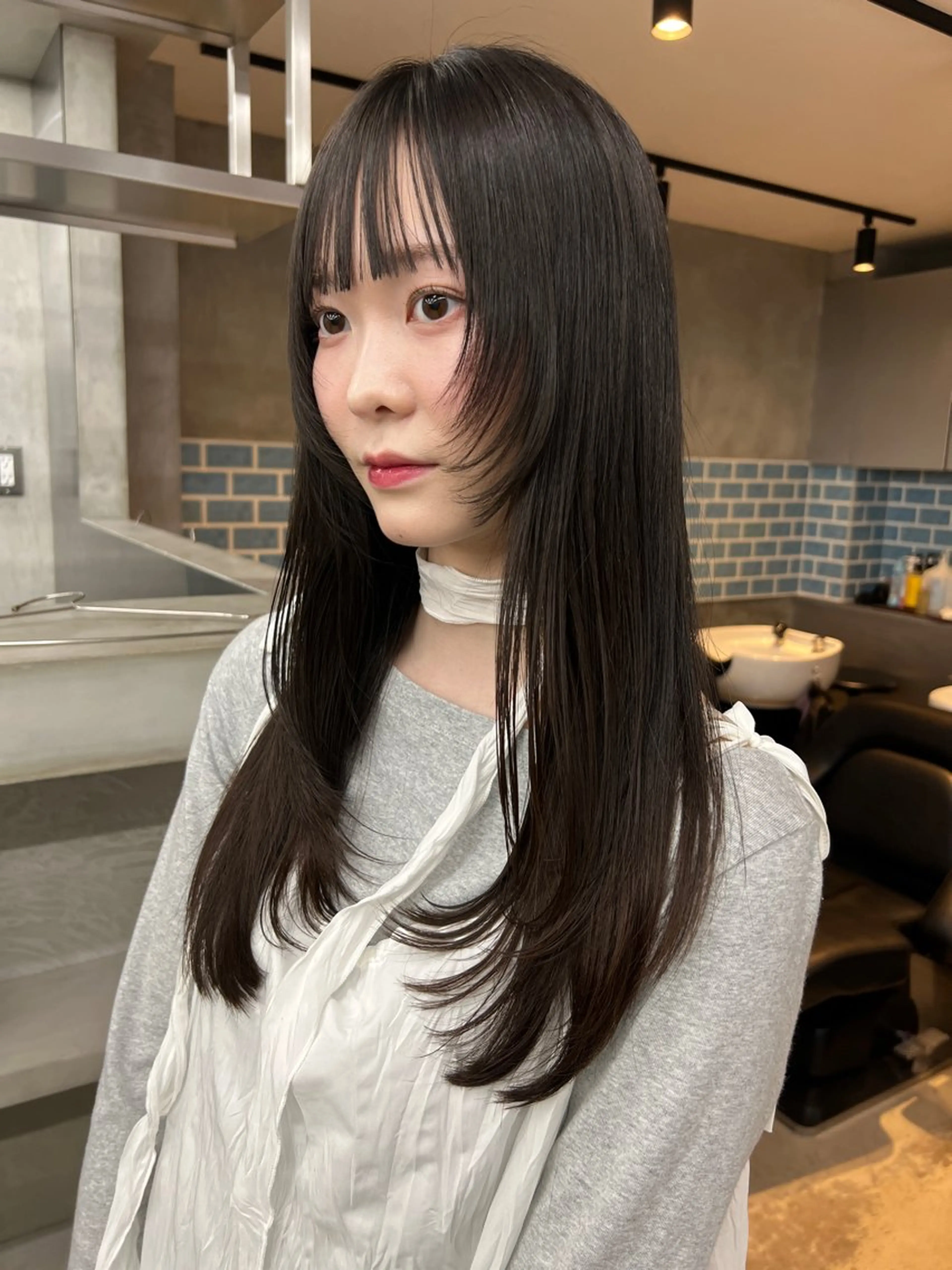 ロング カラー カット ヘアカラー おぐらみゆう 🍎ボブ/ショートのヘアスタイル