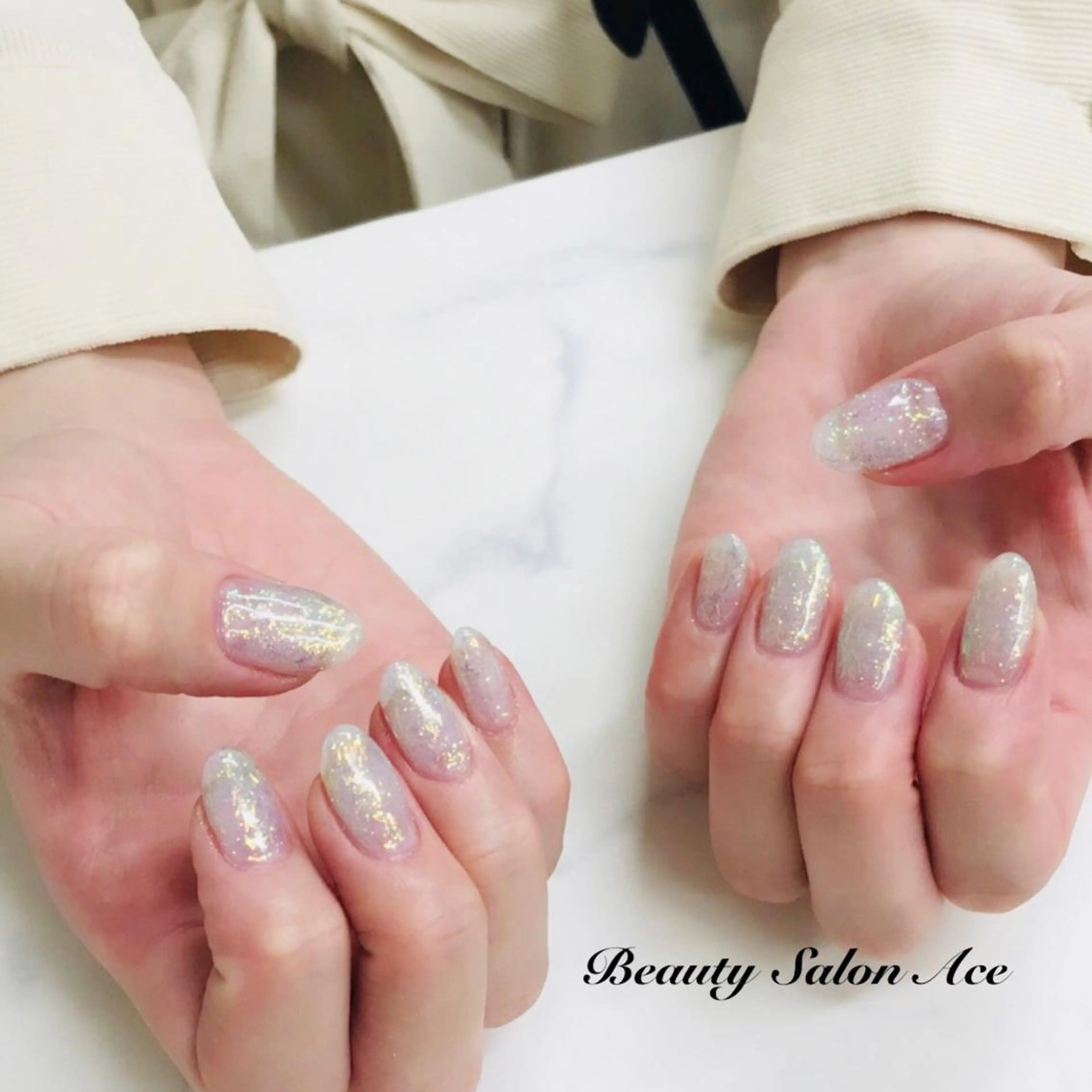 ネイル ラメ(グリッター) ワンカラーネイル 池袋フィルイン Ace♡Nailのネイルデザイン