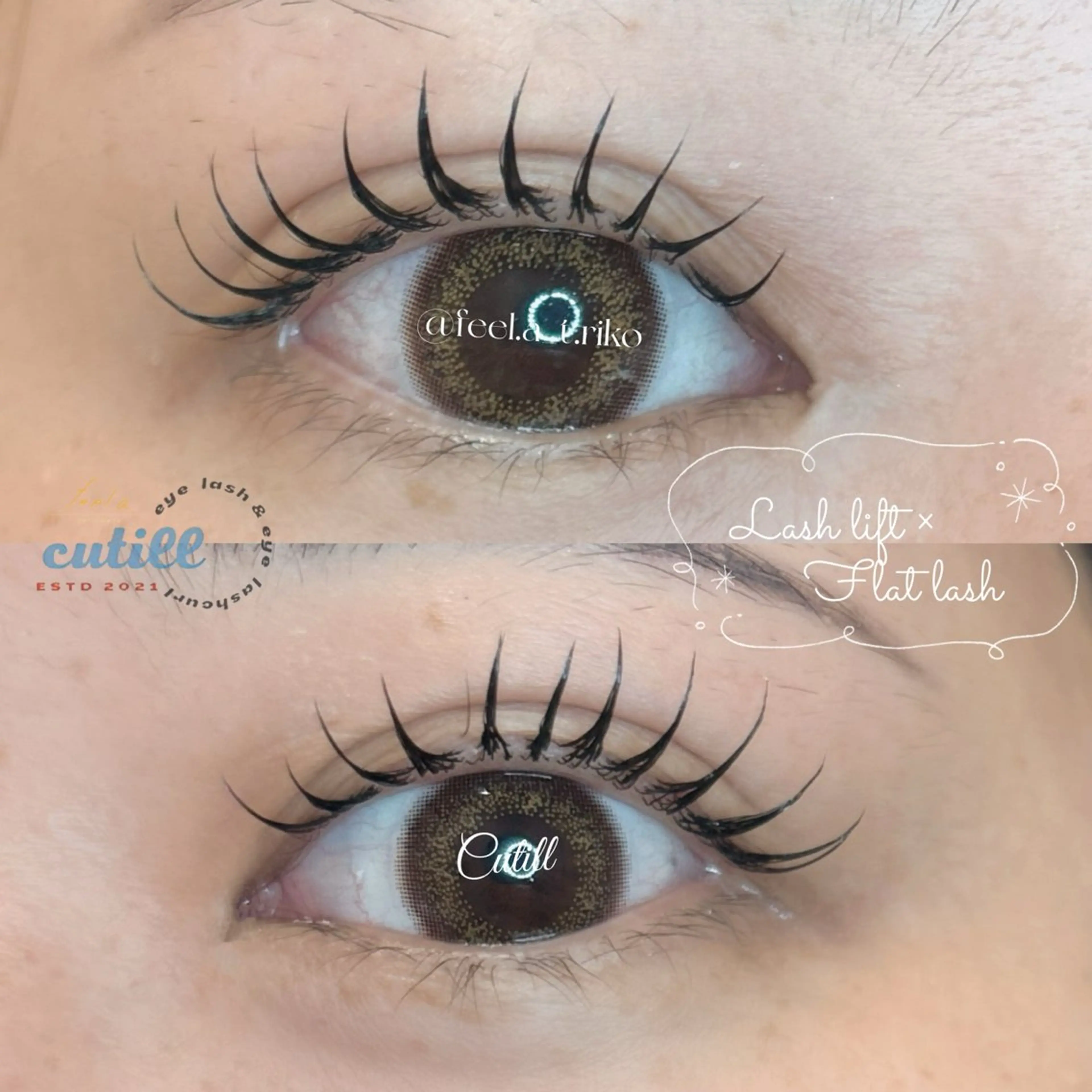 &ヘルシー 【まつげパーマ×マツエク】120本の写真