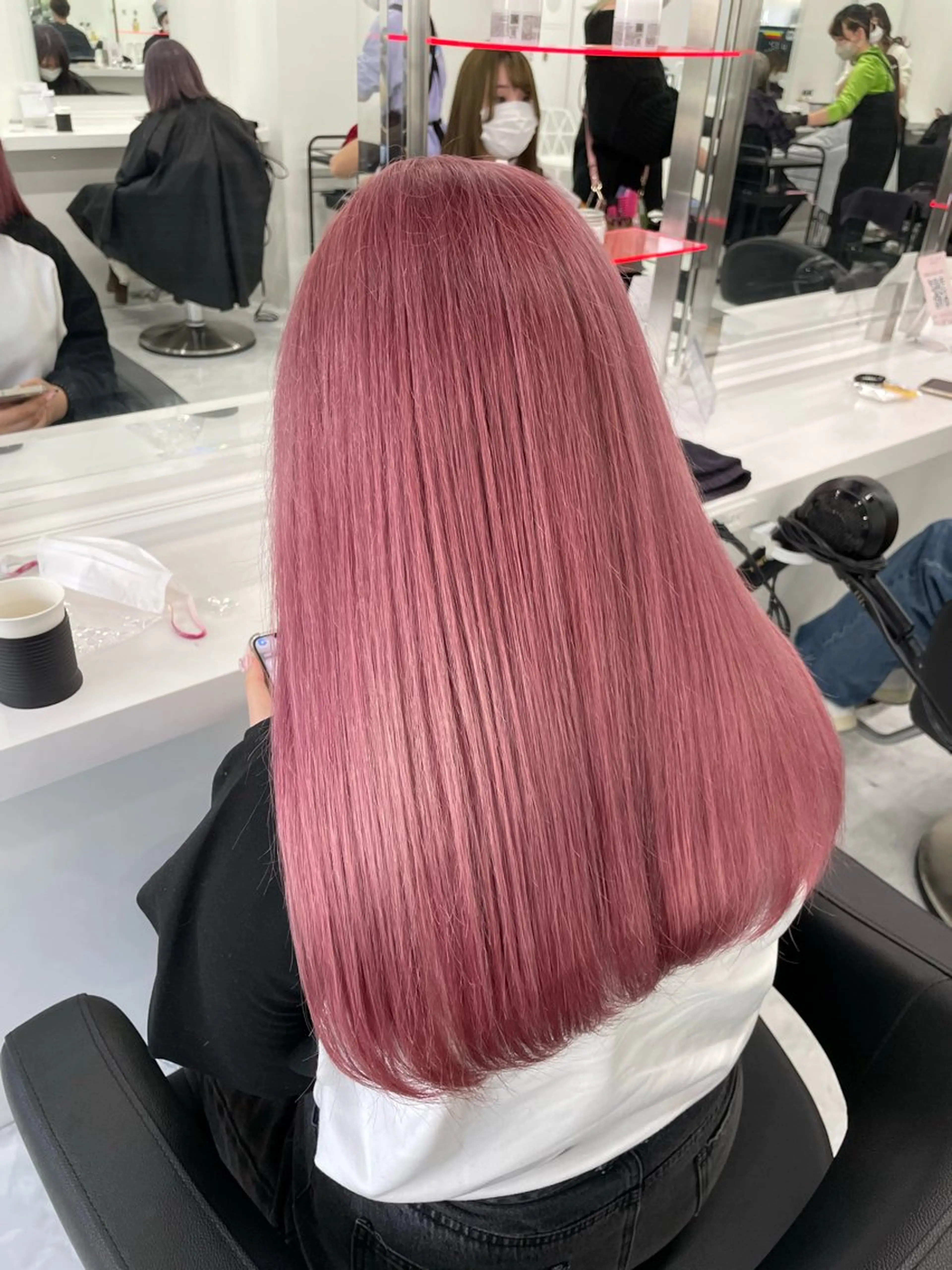 ロング カラー ブリーチ ケアブリーチ ️💕淡いハイトーン 💕︎︎ひかるのヘアスタイル