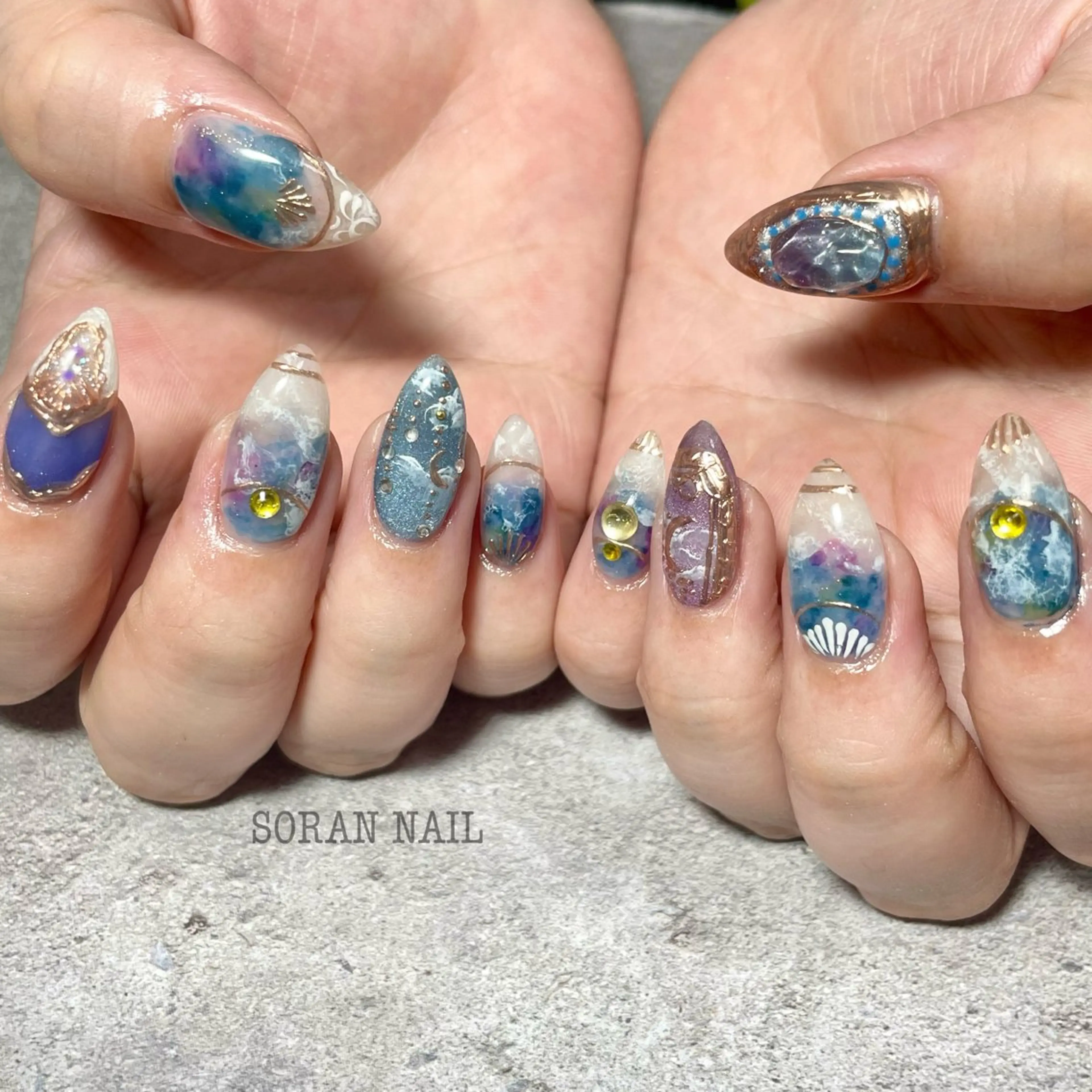 ネイル ハンドネイル soran nailのネイルデザイン