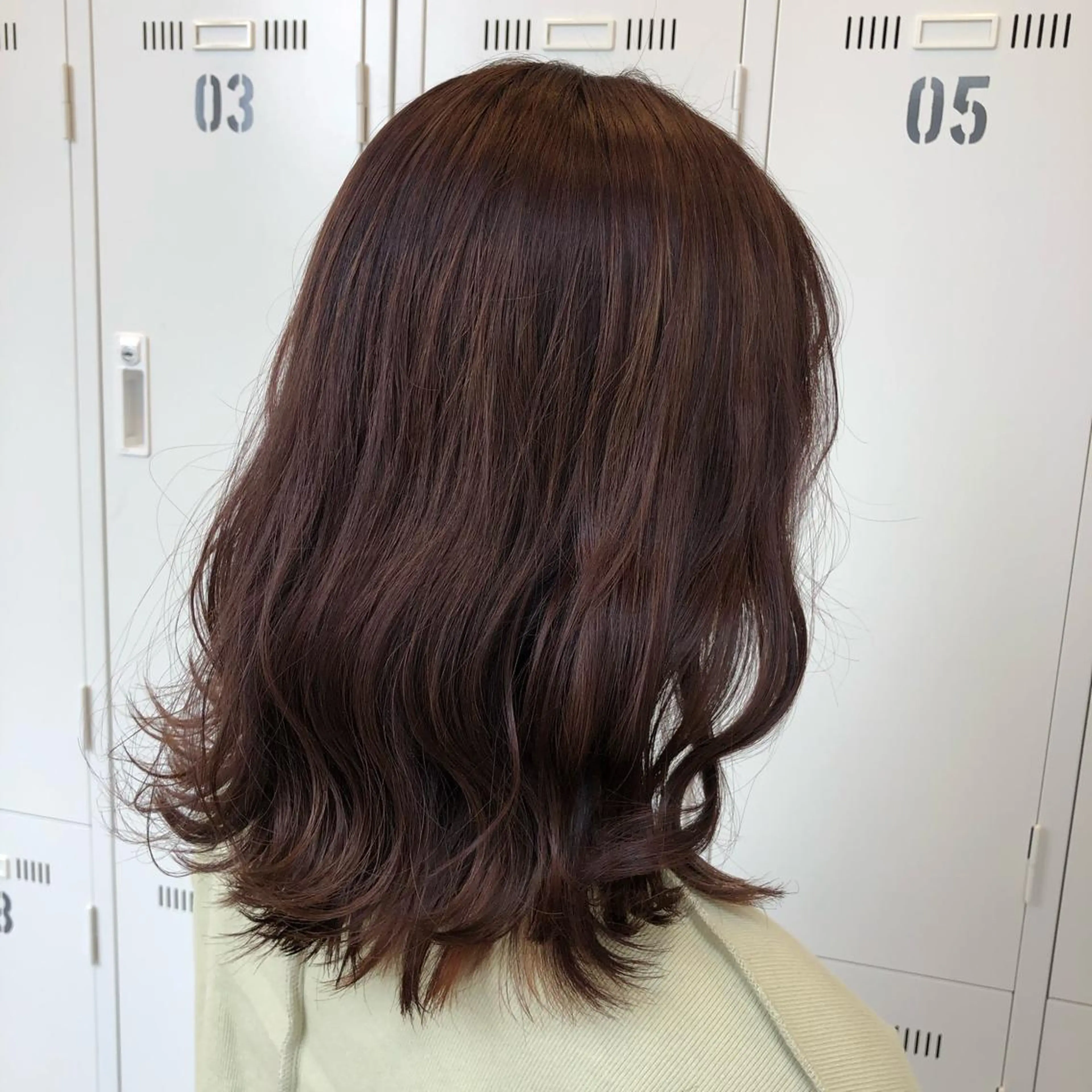 ミディアム カラー Zina 梅田店 レイヤー/Miyuのヘアスタイル