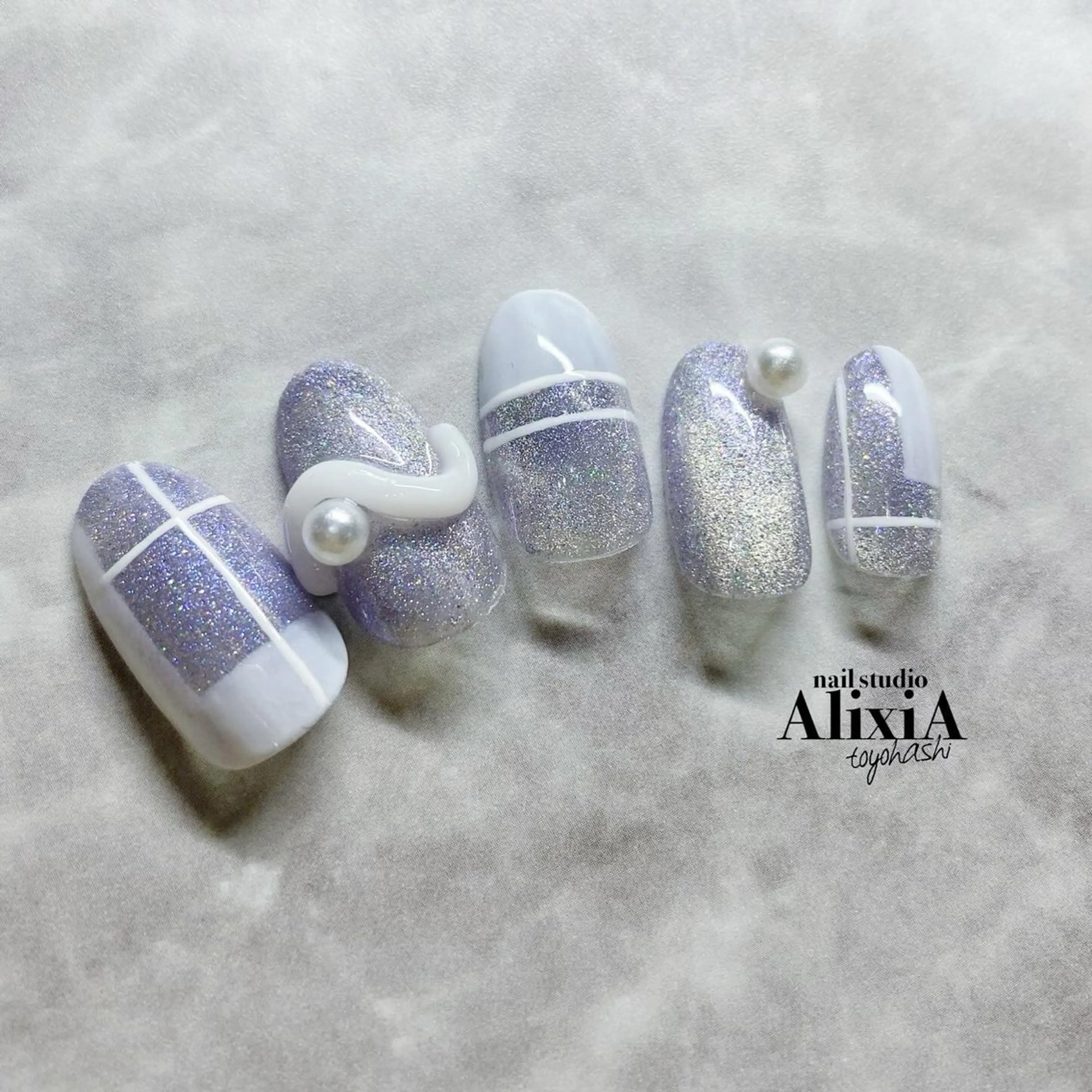 ネイル フットネイル AlixiA ゆみのネイルデザイン