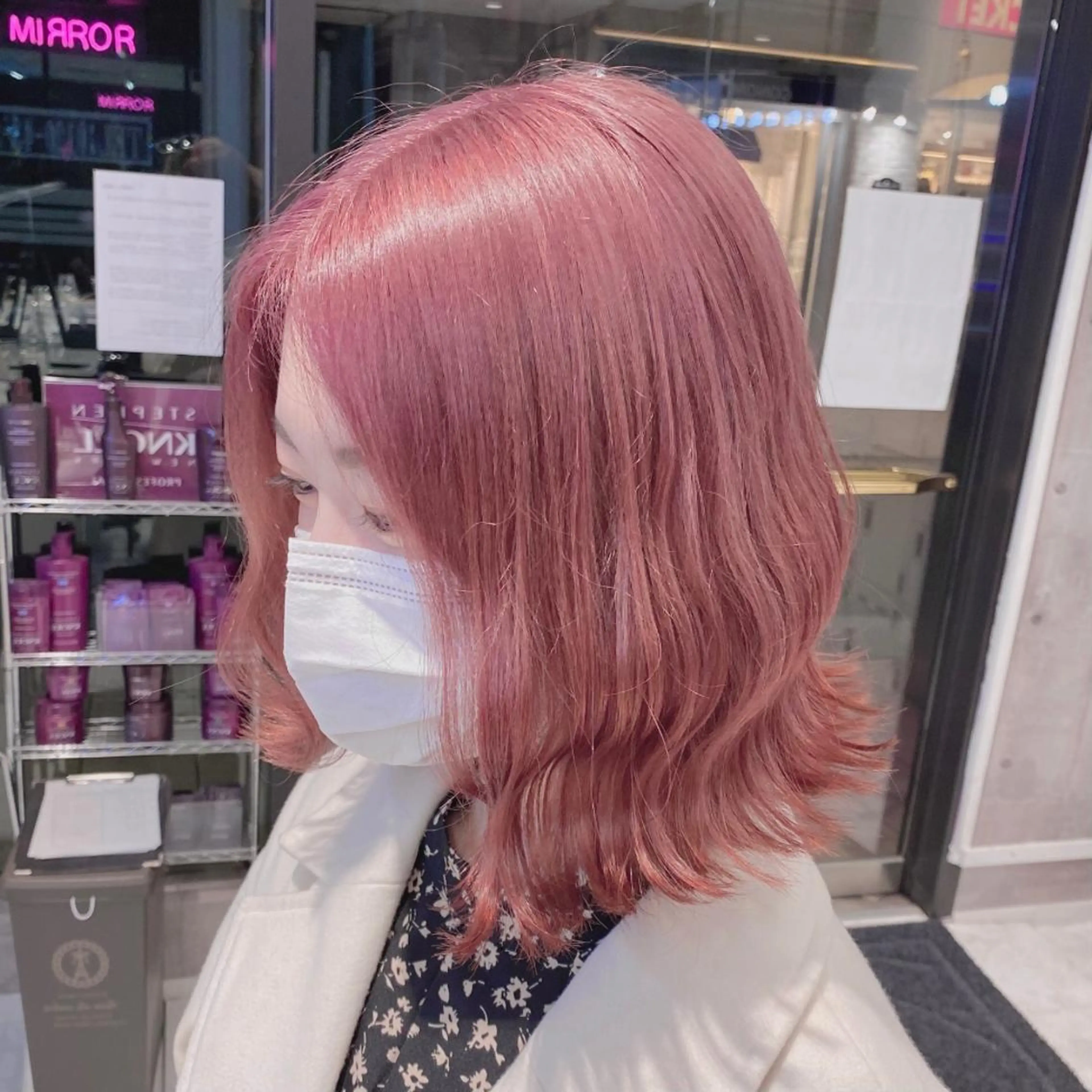 ミディアム カラー ヘアアレンジ メンズ キッズ マツエク・マツパ ハイトーン美容師 MASATOのヘアスタイル