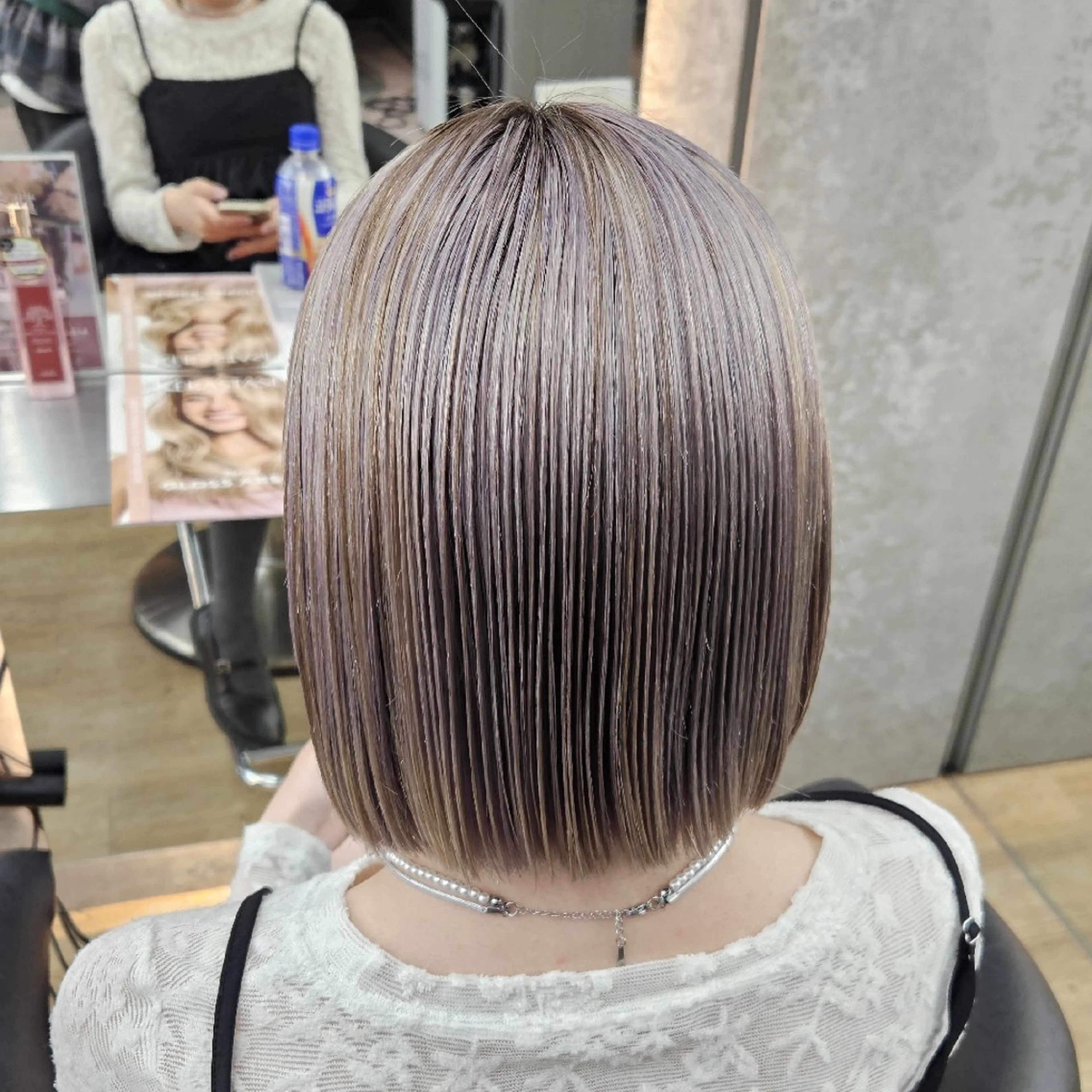 ショート カラー 💜透明感カラー/ 艶カラー/Reinaのヘアスタイル