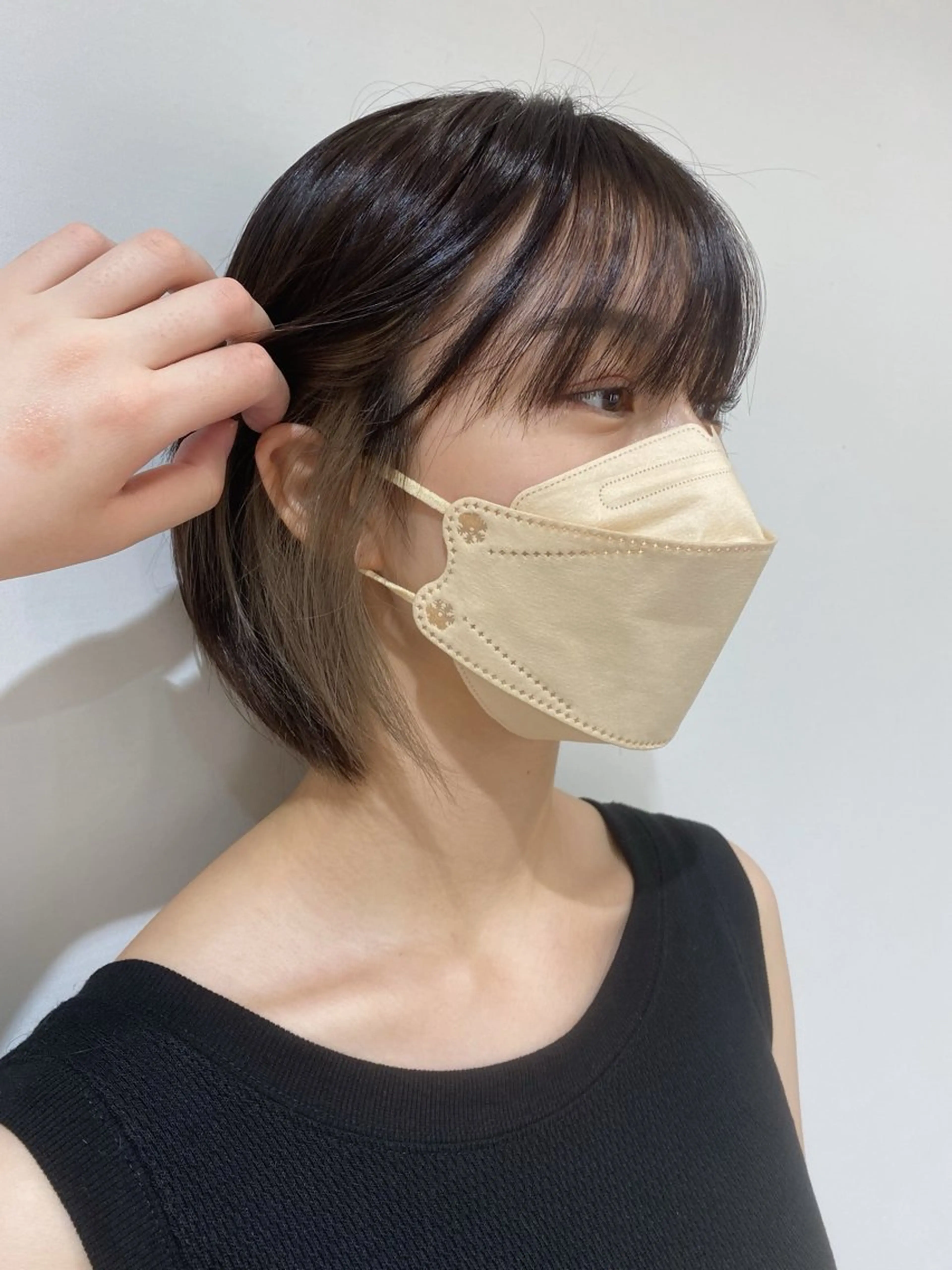 イヤリングカラー+シルクトリートメントの写真