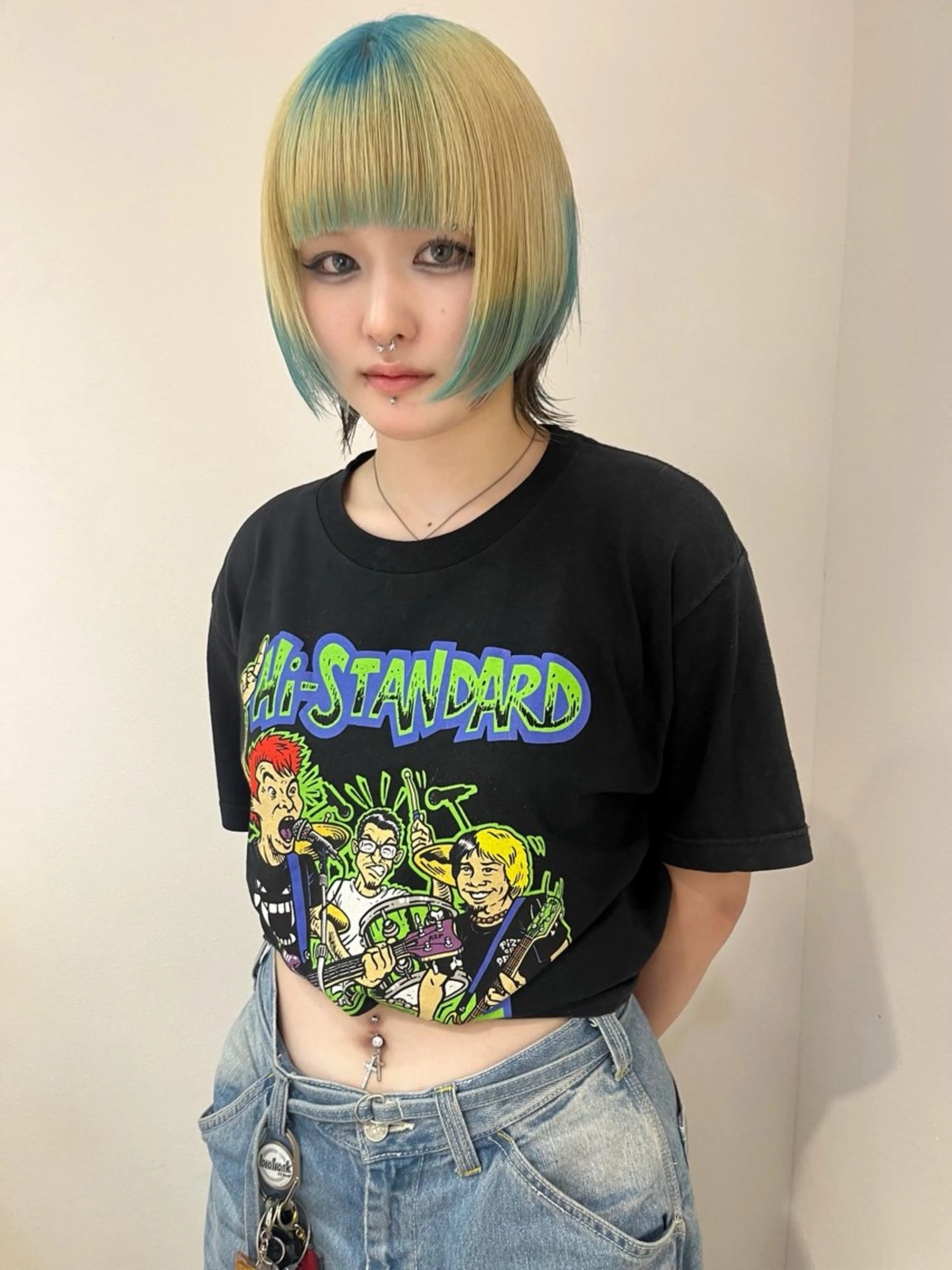 カラー 心斎橋/ブロンド/ ペールカラー/あみかのヘアスタイル