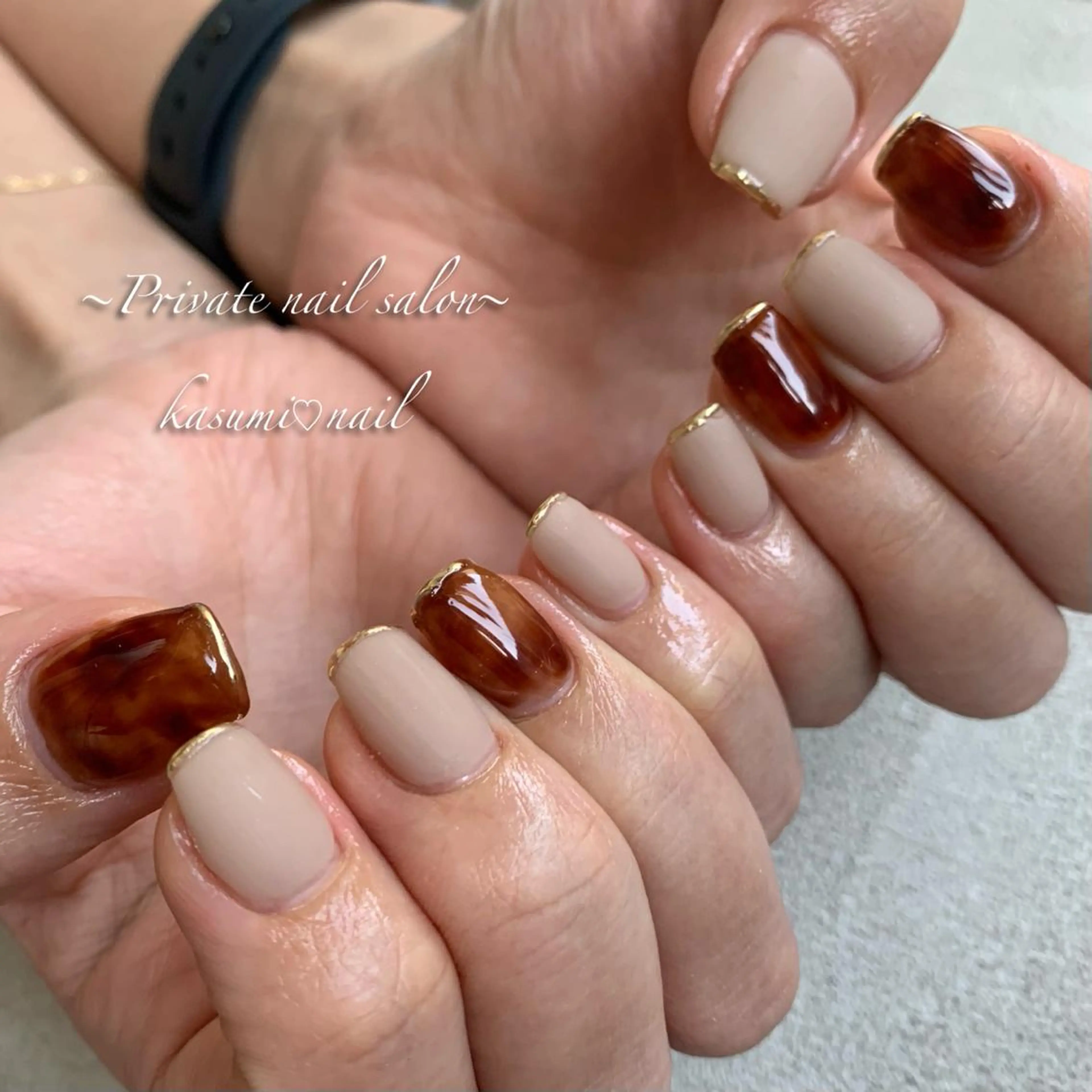 ネイル アートネイル ラメ(グリッター) マグネットネイル ミラーネイル ニュアンスネイル KASUMI♡ Nailのネイルデザイン