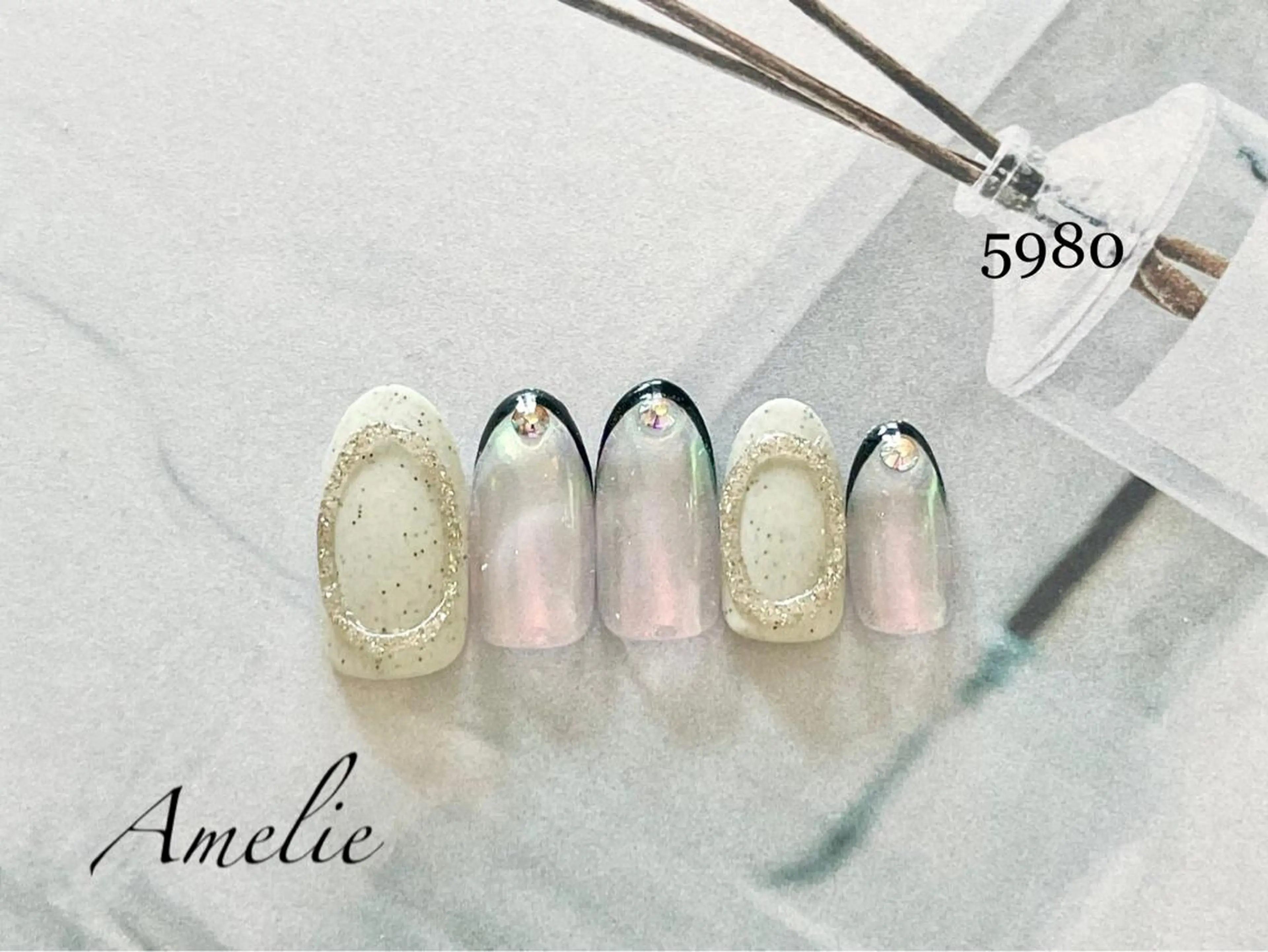 ネイル いちじゅう あおいのネイルデザイン