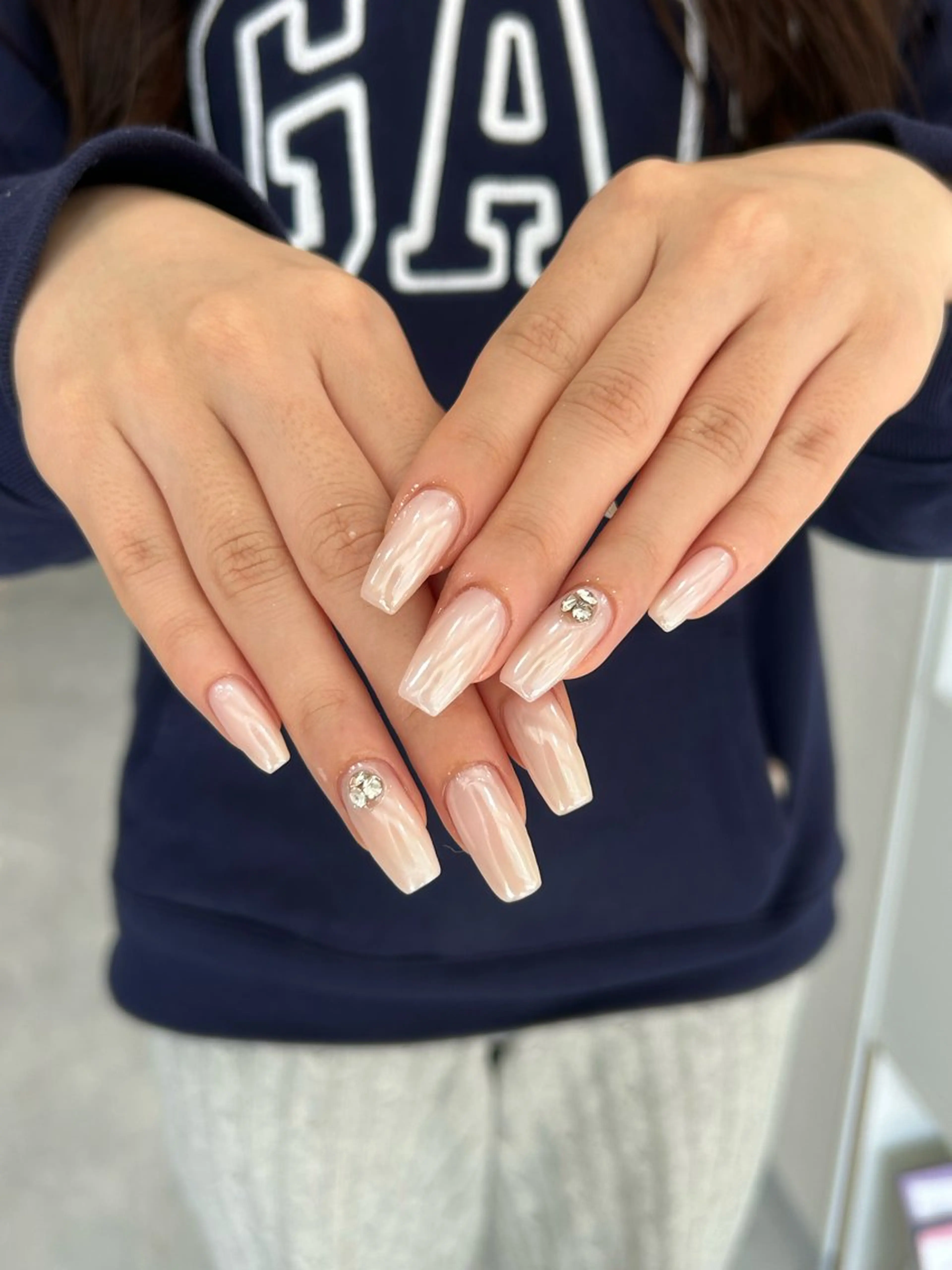 ネイル オーロラネイル ハンドネイル RYO ／Amourのネイルデザイン