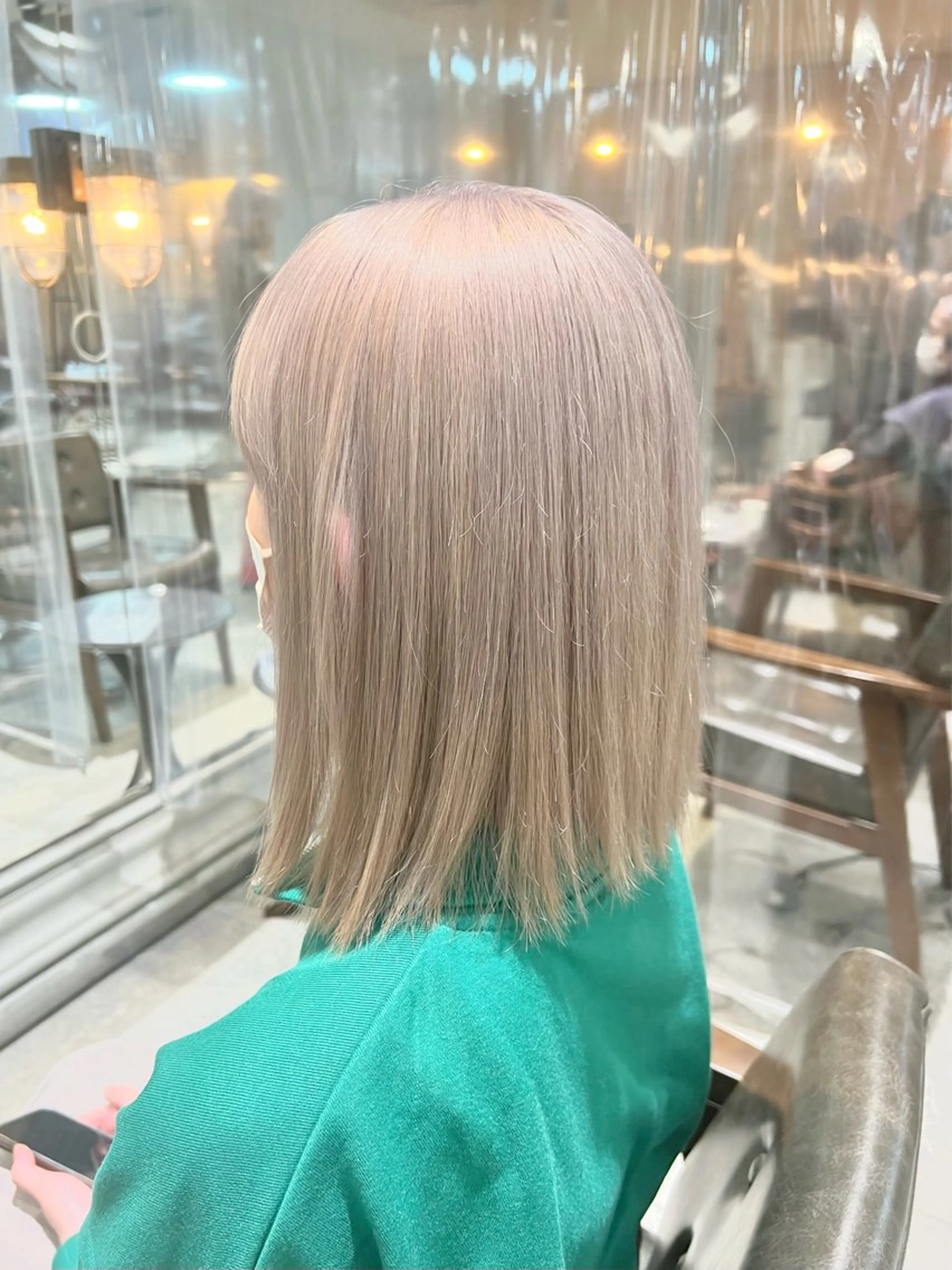 セミロング カラー ヘアアレンジ ヘアカラー トリートメント ヘアセット 🌈インナーカラー ‘ショウマ’🌈のヘアスタイル