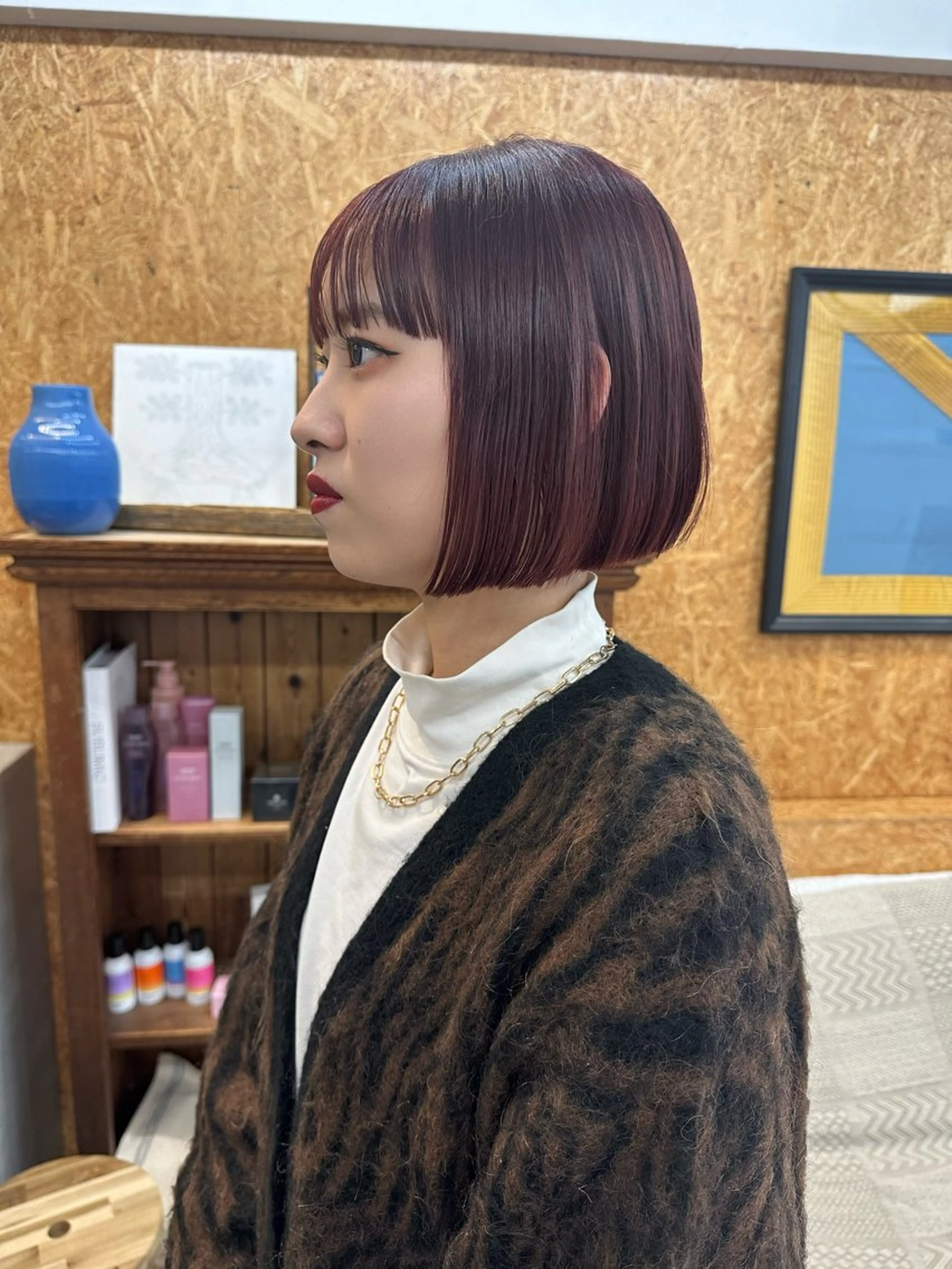 ショート カラー 🪭risa 暖色/レイヤー🪭のヘアスタイル