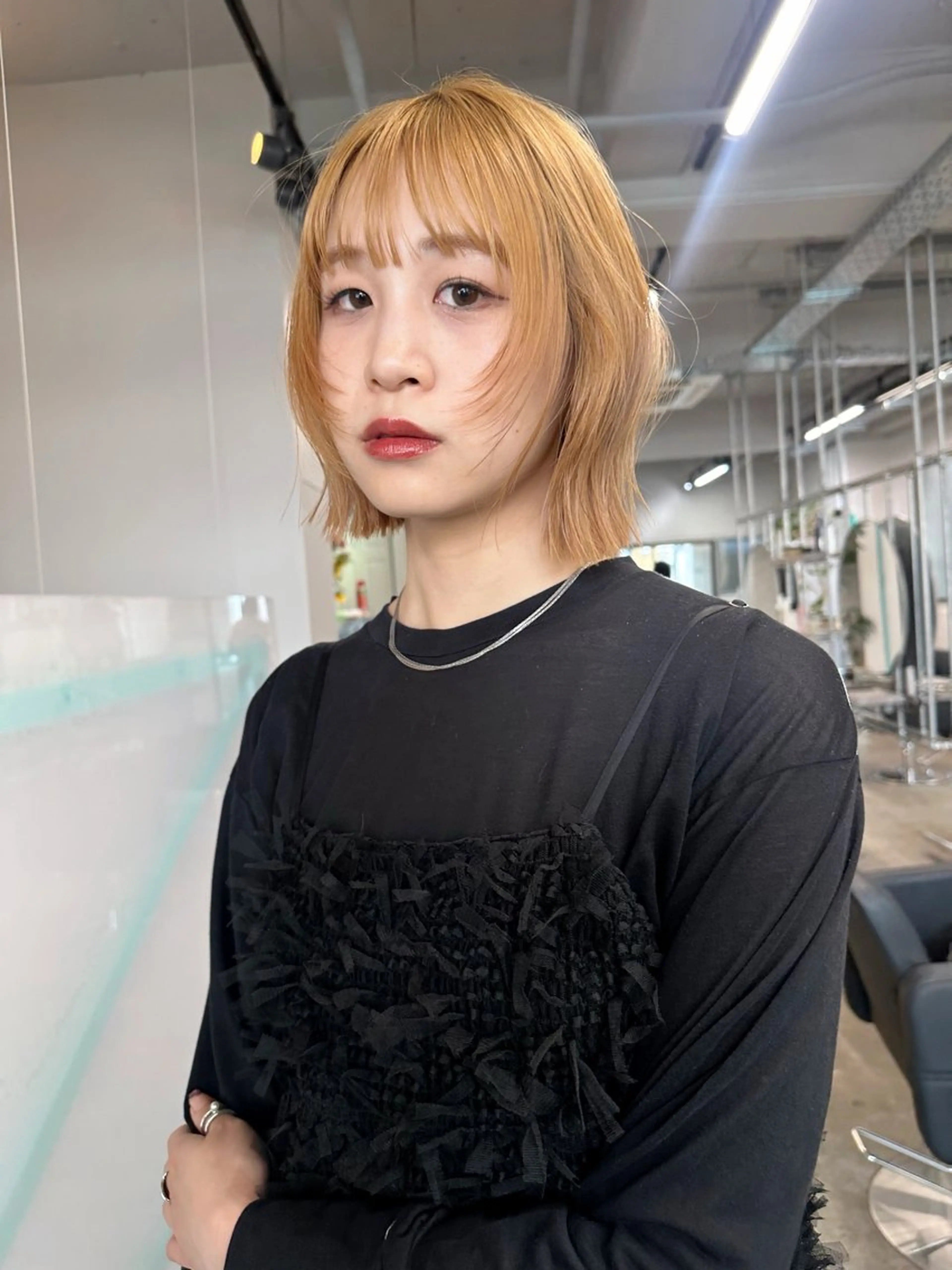 ショート 顔まわりレイヤー レイヤーカット ハッシュカット🎀 レイヤーカットのヘアスタイル