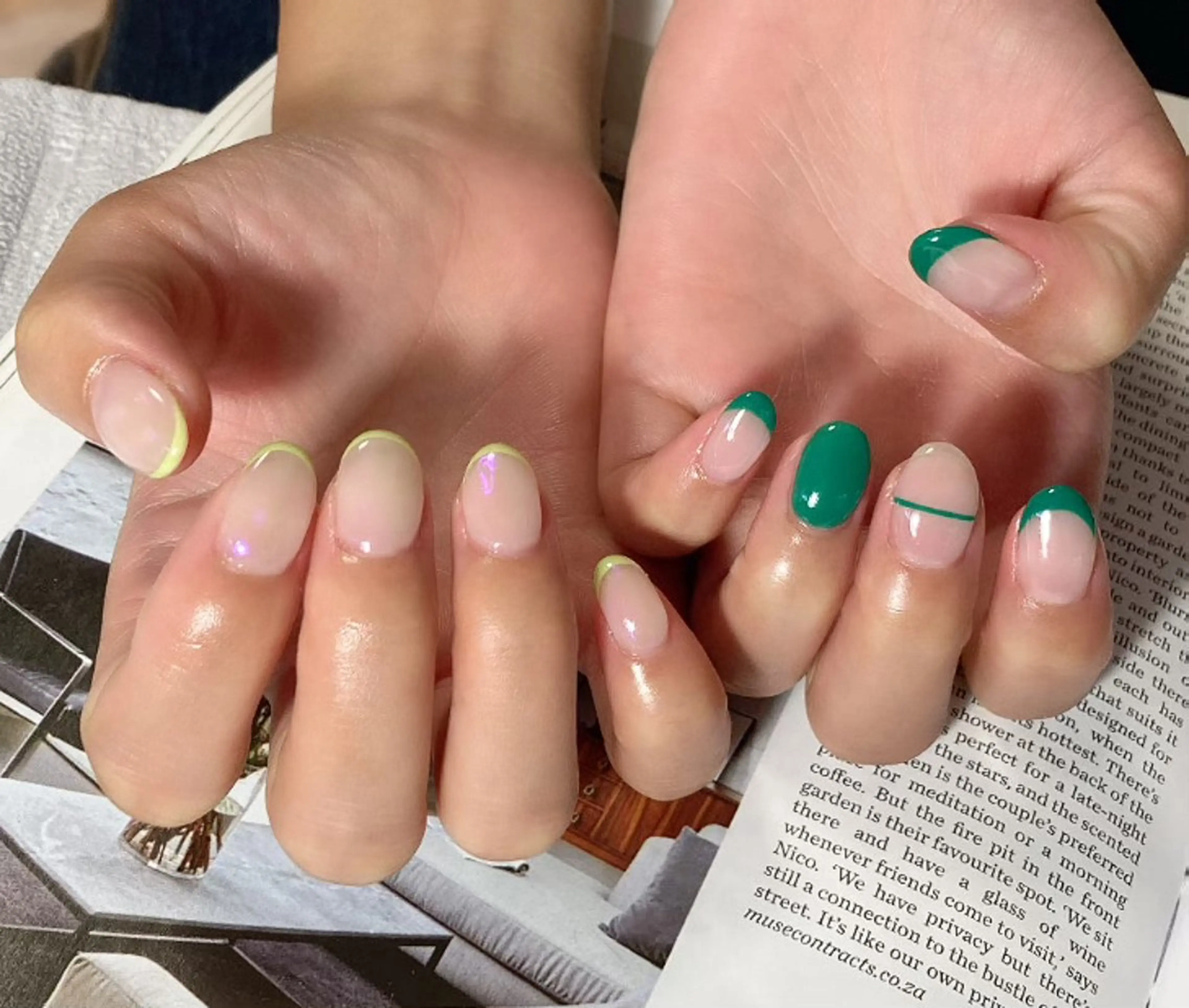 ミディアム ネイル Lofi nails ゆきこのネイルデザイン