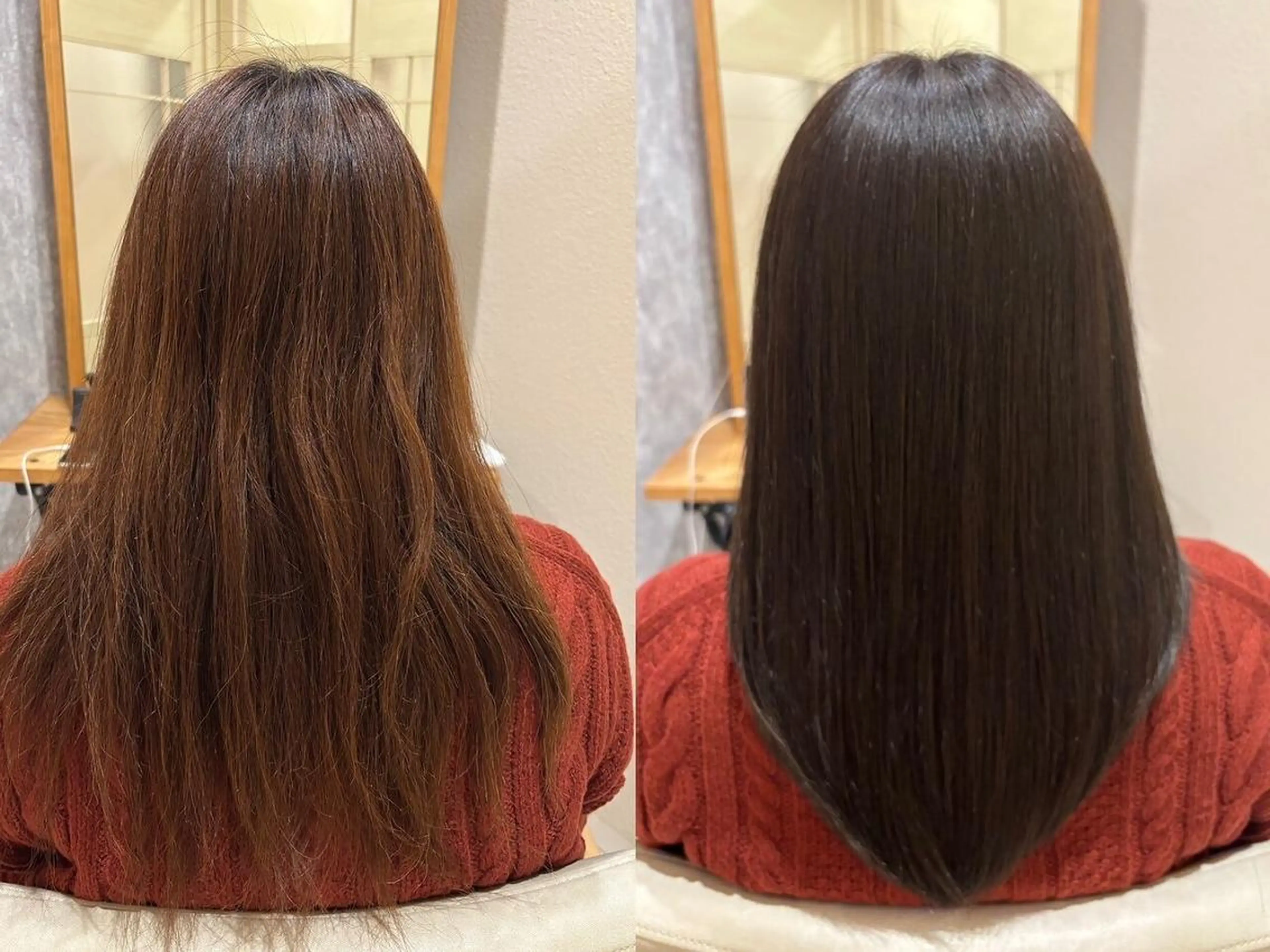 ロング 髪質改善 カット ヘアカラー トリートメント KAEDE💖 縮毛矯正/艶カラーのヘアスタイル