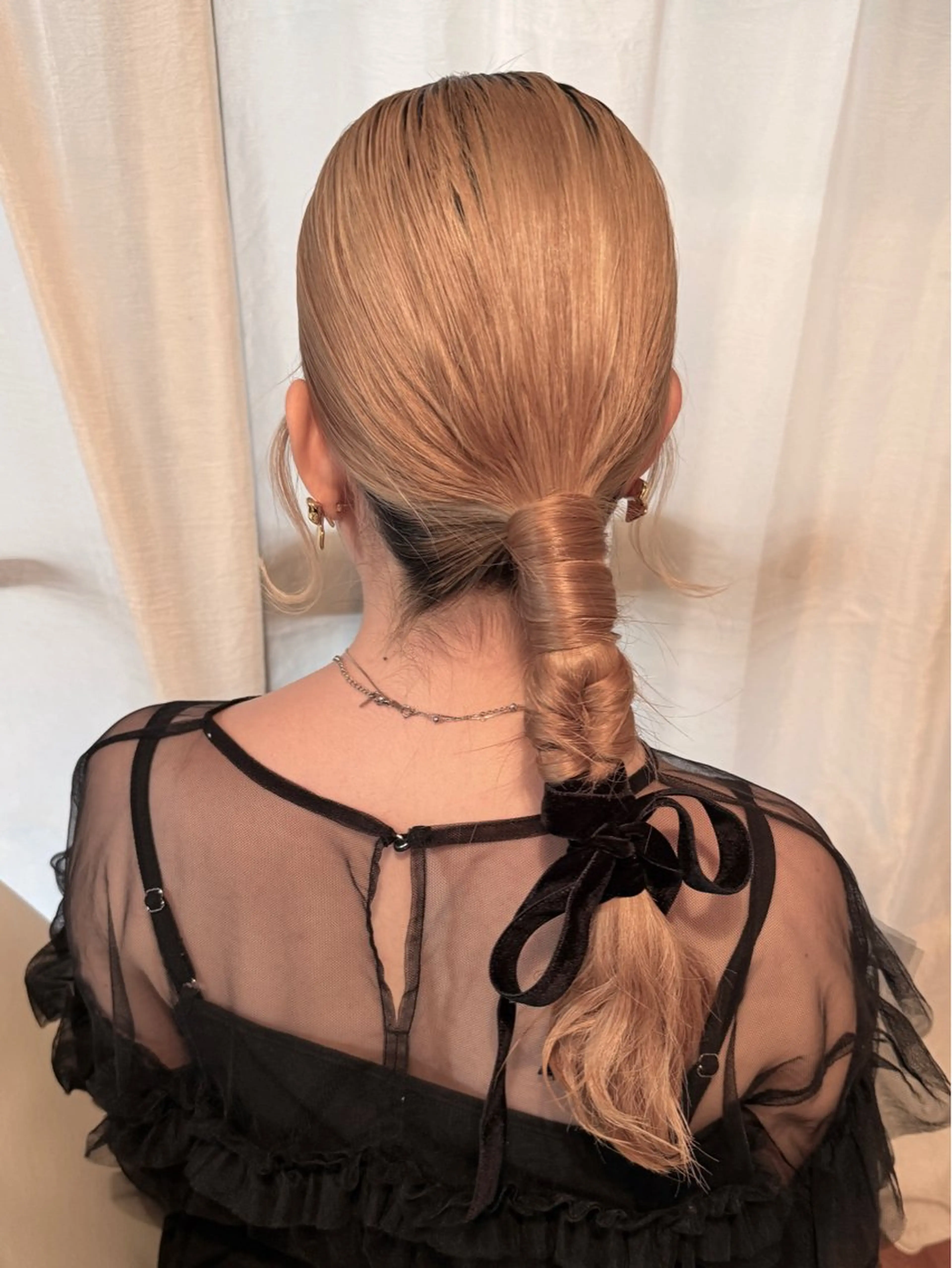 ロング ヘアアレンジ 仲村 真里奈のヘアスタイル