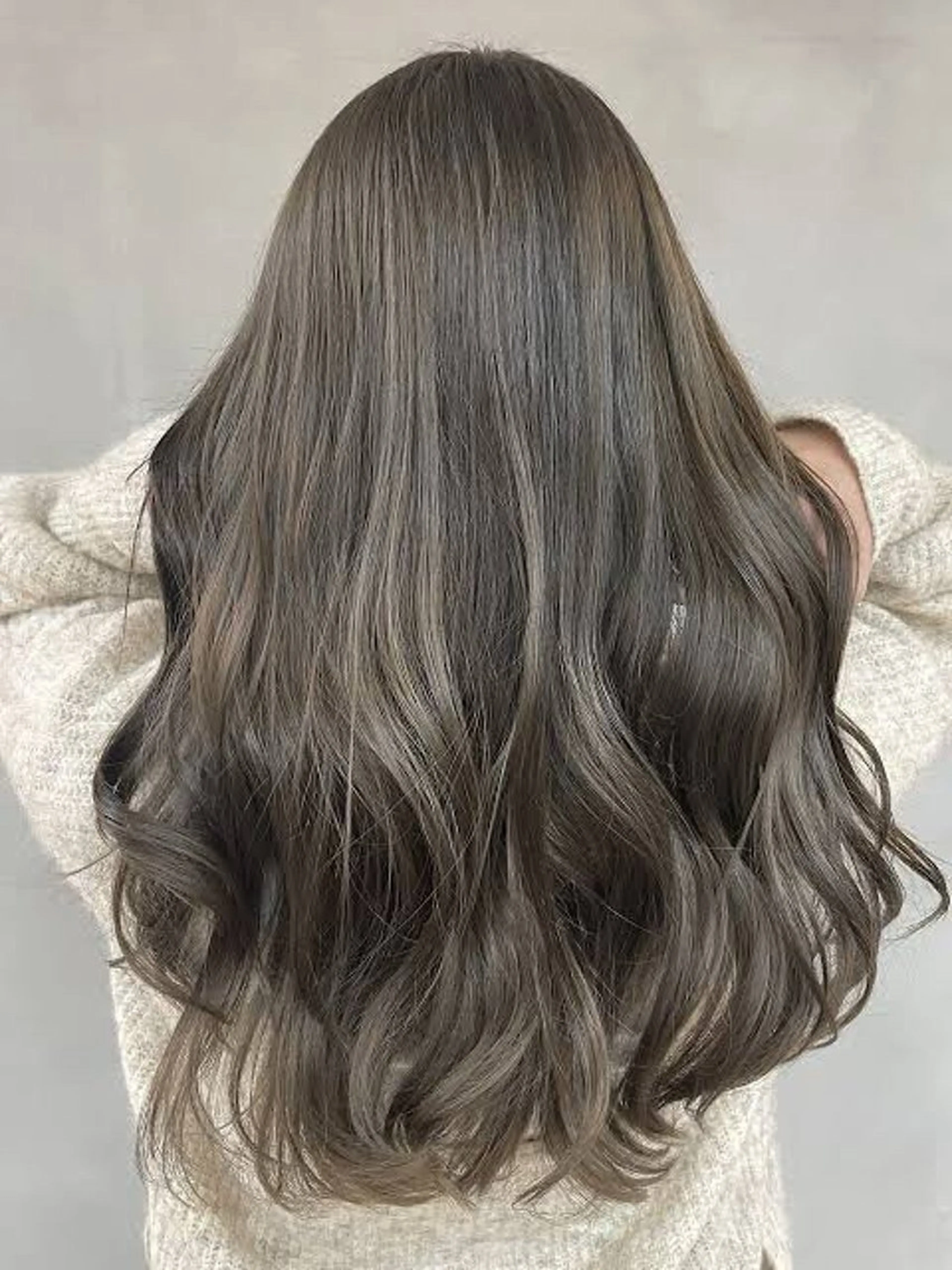 ロング カラー 平日カットモデル 高岡/山崎開世のヘアスタイル