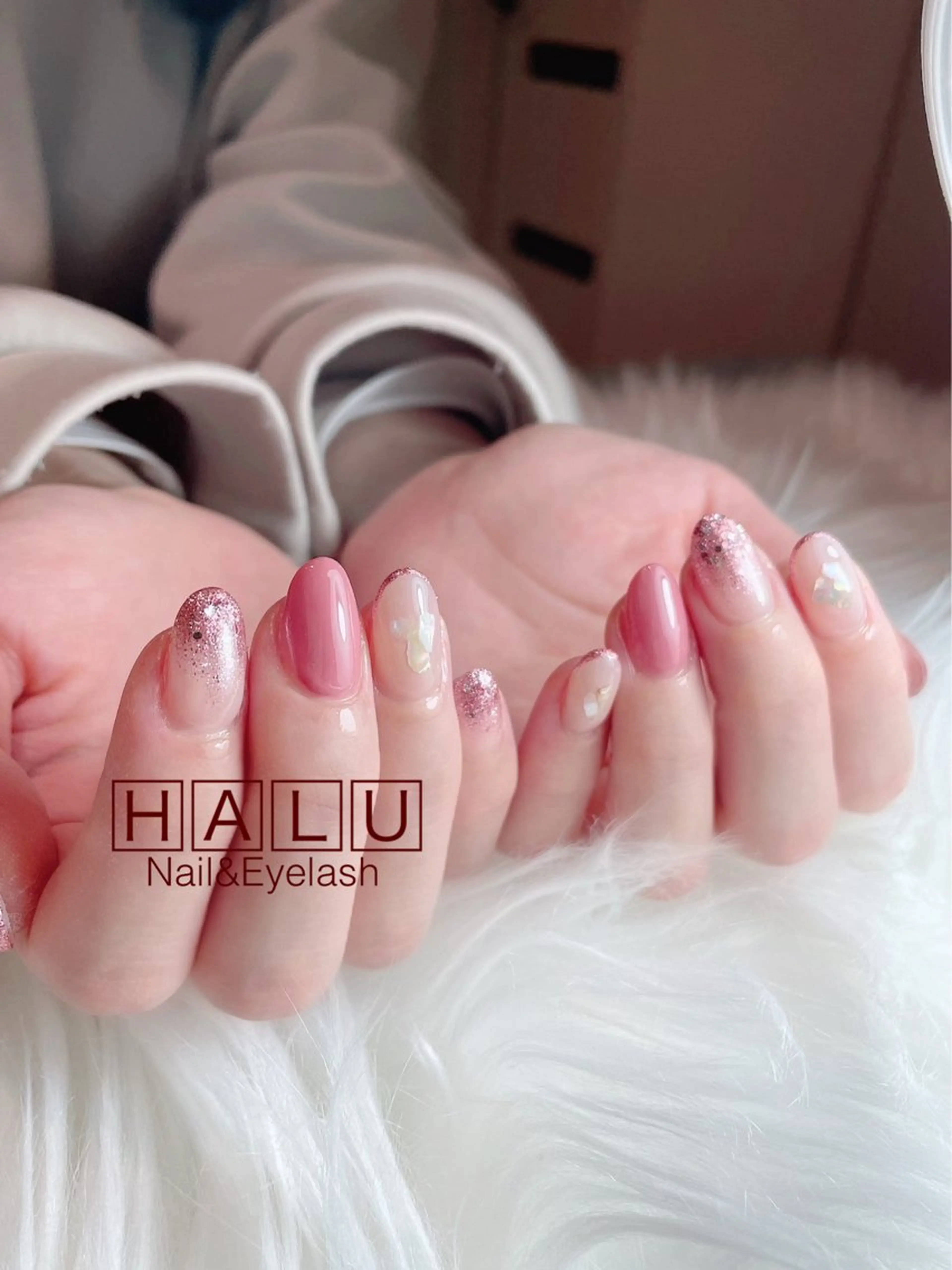 ネイル ピンク HALU ハルのネイルデザイン