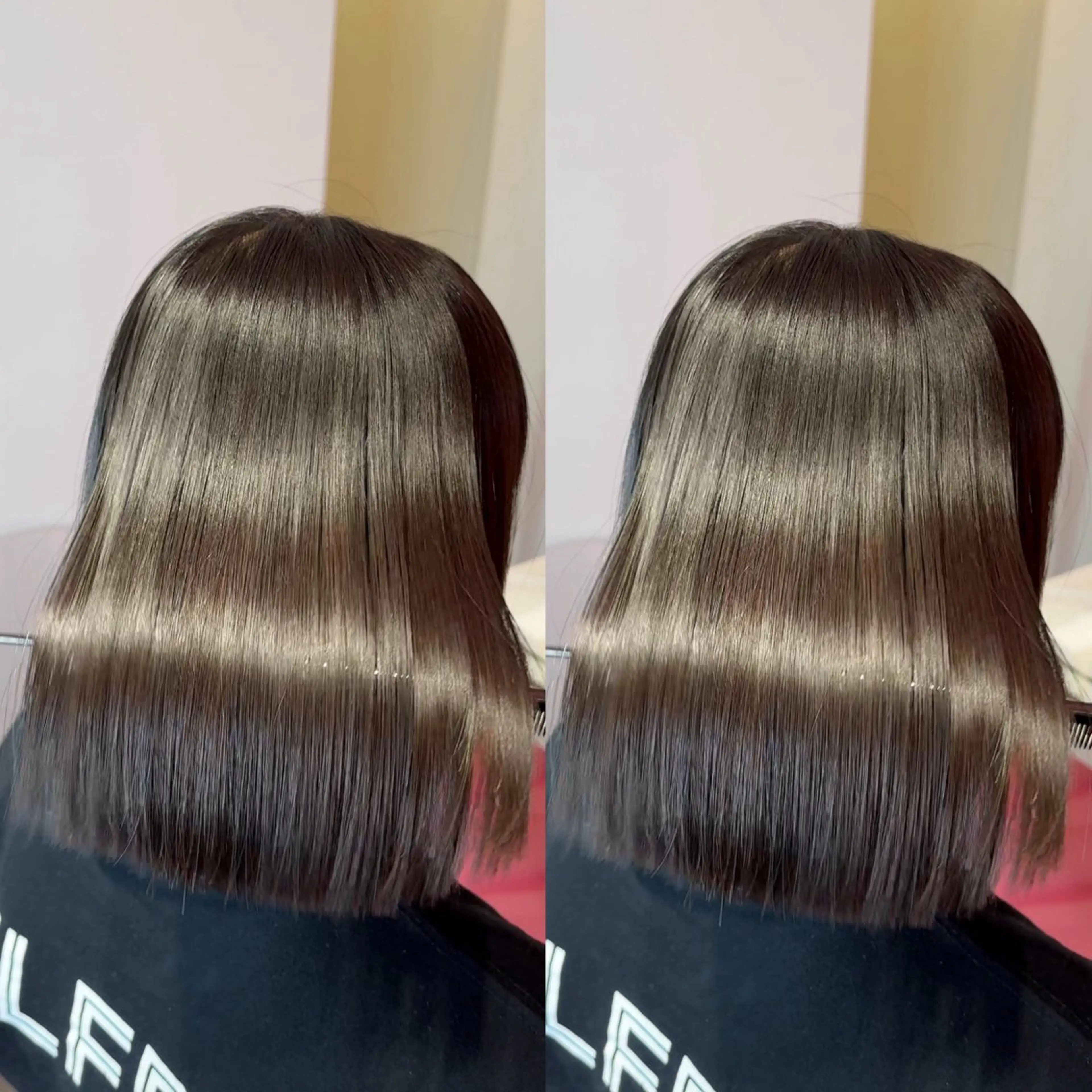 ショート カット 縮毛矯正 トリートメント 莉乃/縮毛矯正/髪質 改善/艶カラーのヘアスタイル