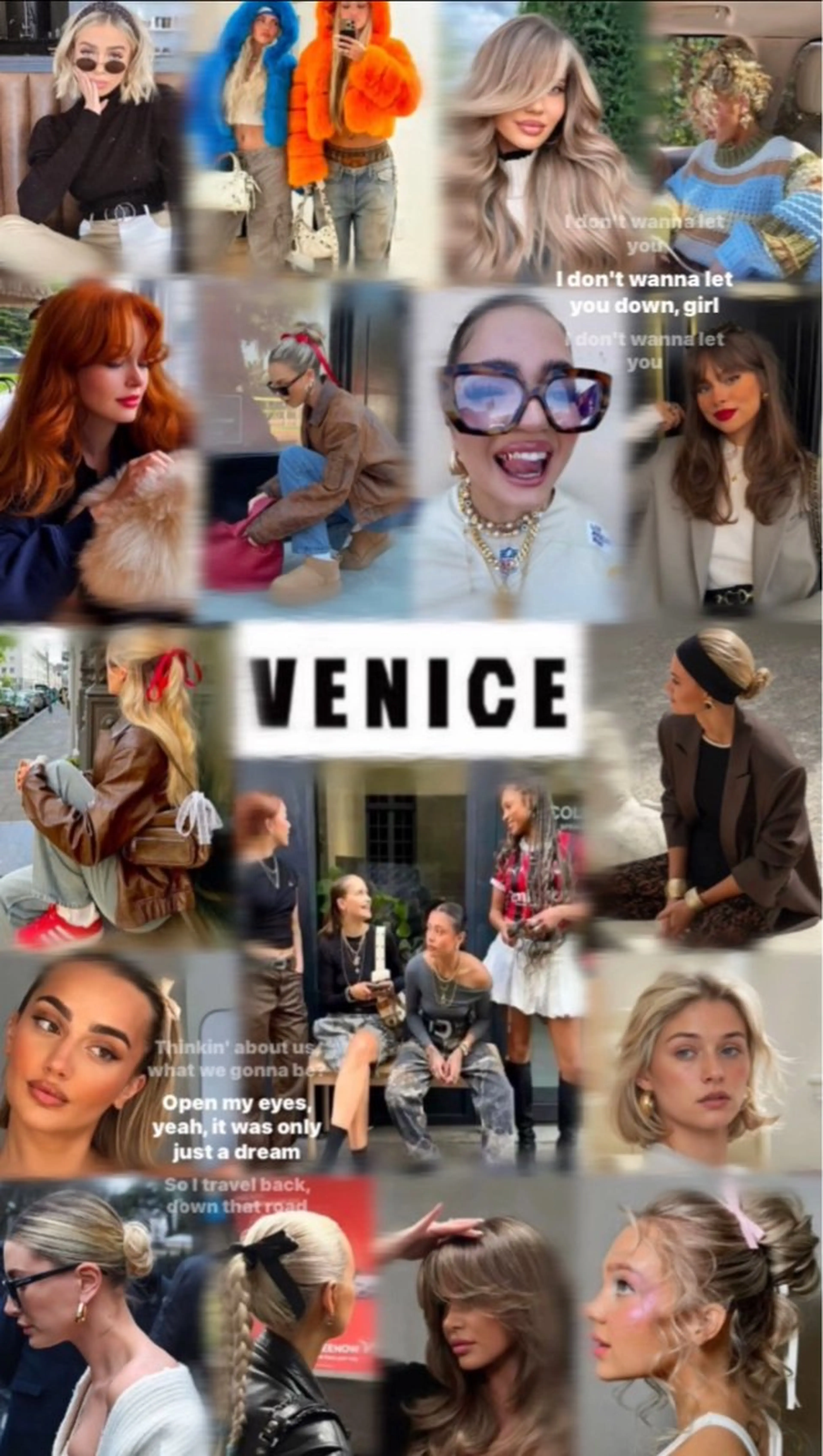 ロング カラー デザインカラー ヘアカラー トリートメント VENICE MIKIのヘアスタイル