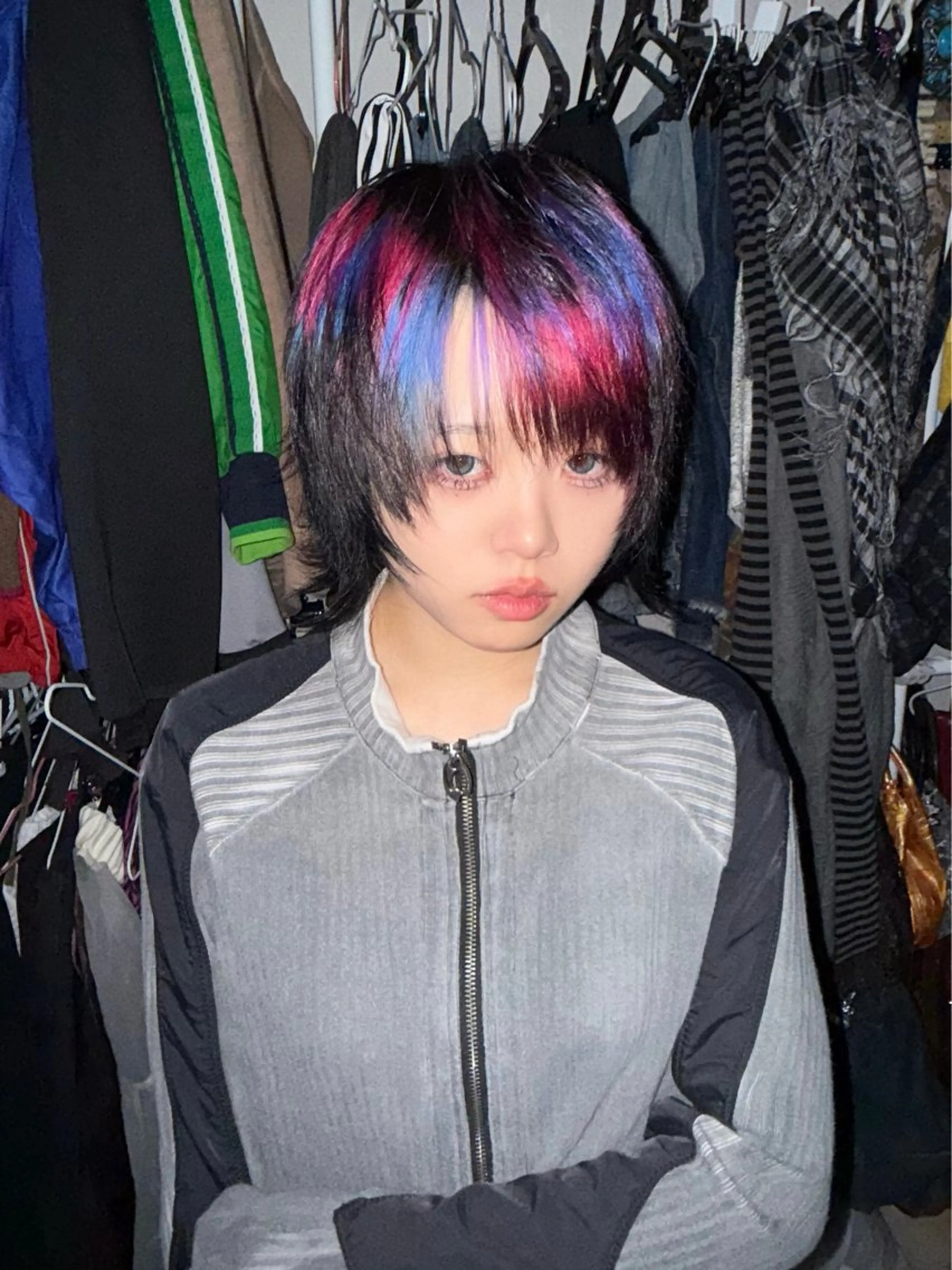 ショート カラー ブリーチ ケアブリーチ デザインカラー Kisei ケアブリーチ/カラーのヘアスタイル