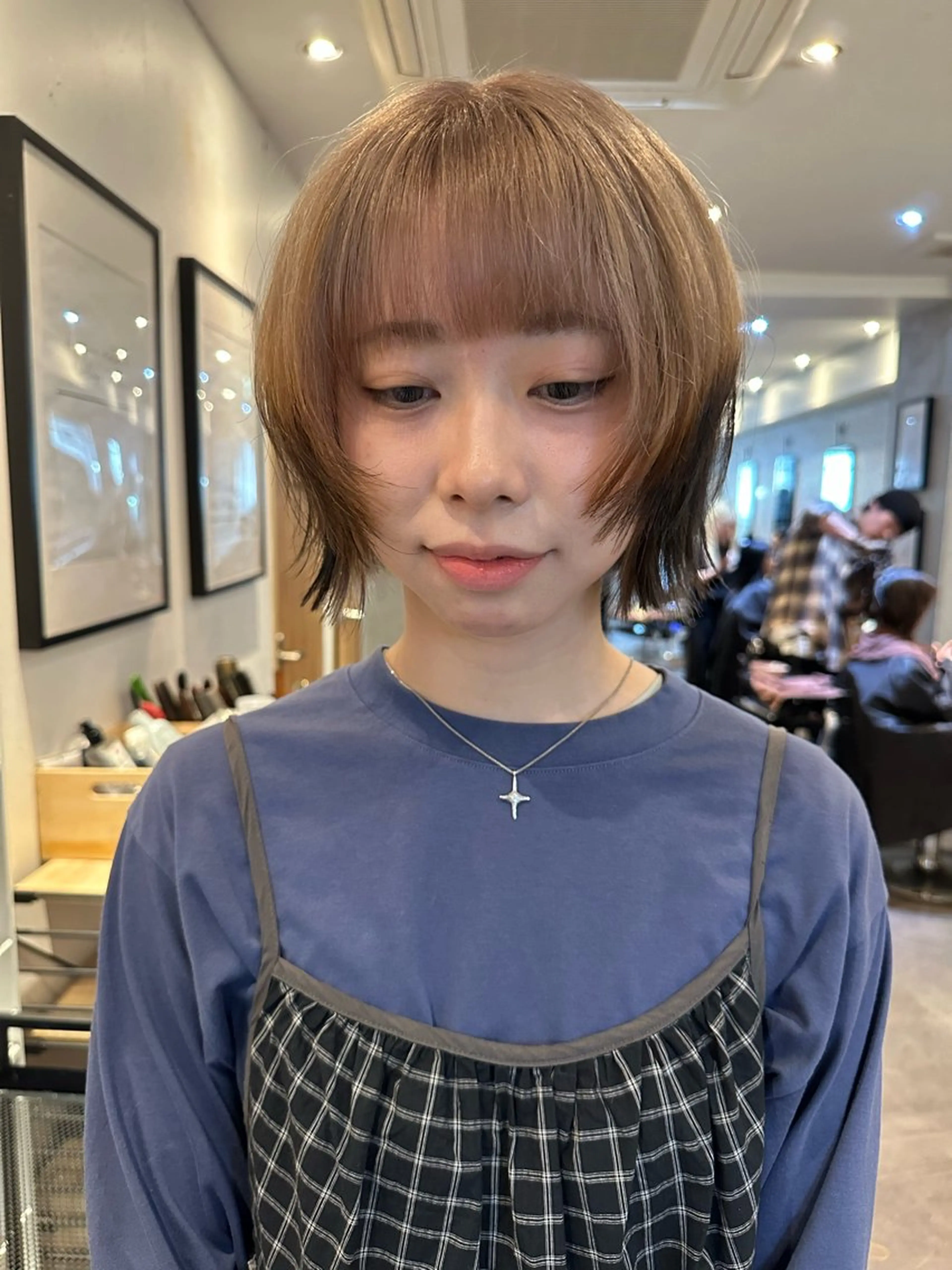 ショート ヘアカラー トリートメント ブリーチ・レイヤ ー特化🔥 ちかまるのヘアスタイル