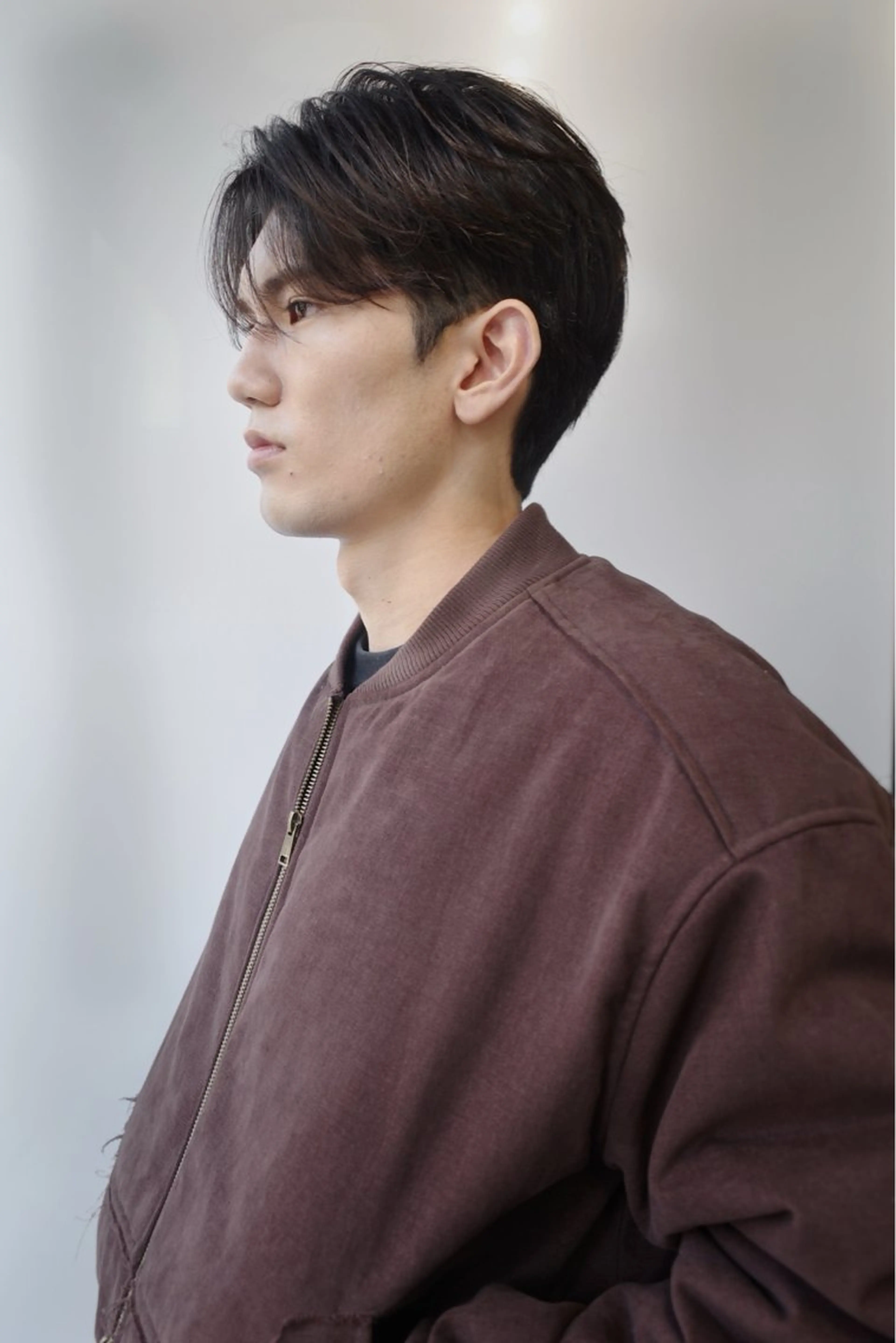 メンズ センターパート カット 縮毛矯正 Pia hair design所属・【Pia】 セナ/ハイトーンのヘアスタイル