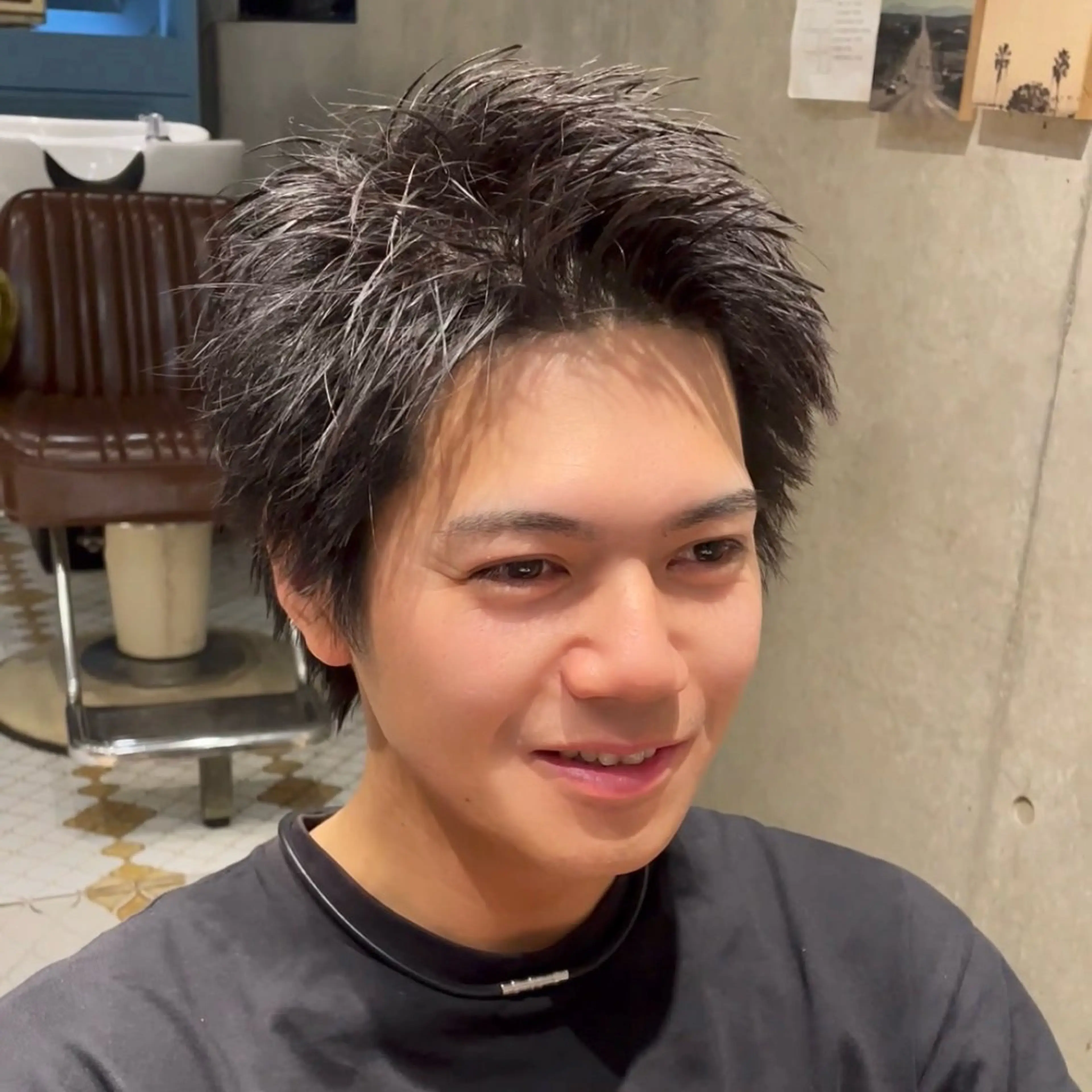 メンズ スパイキーショート HIKARI メンズ満足度No.1のヘアスタイル