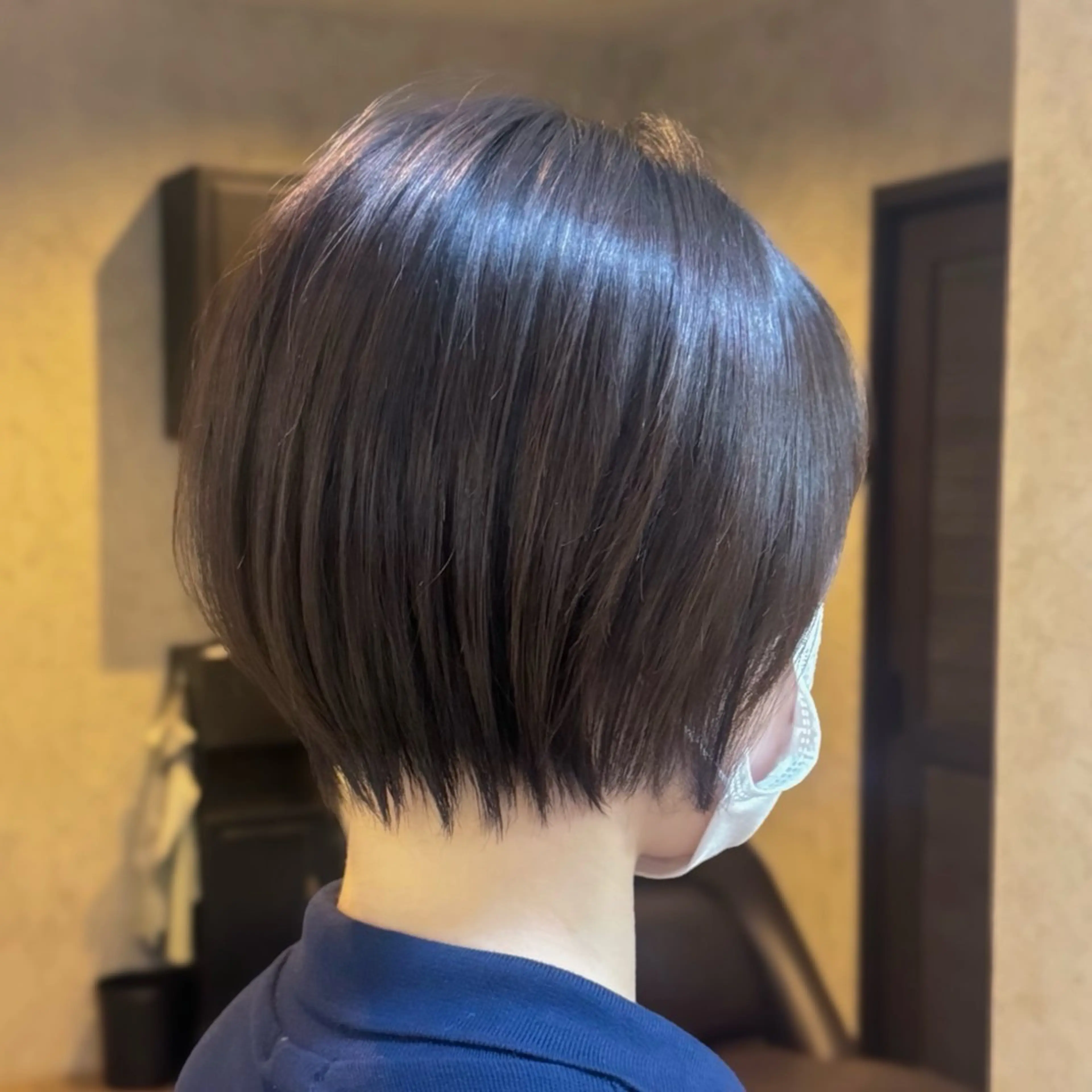 ショート／ショートボブ限定【ショート×コンパクトに収めるナチュラルストレート】の写真