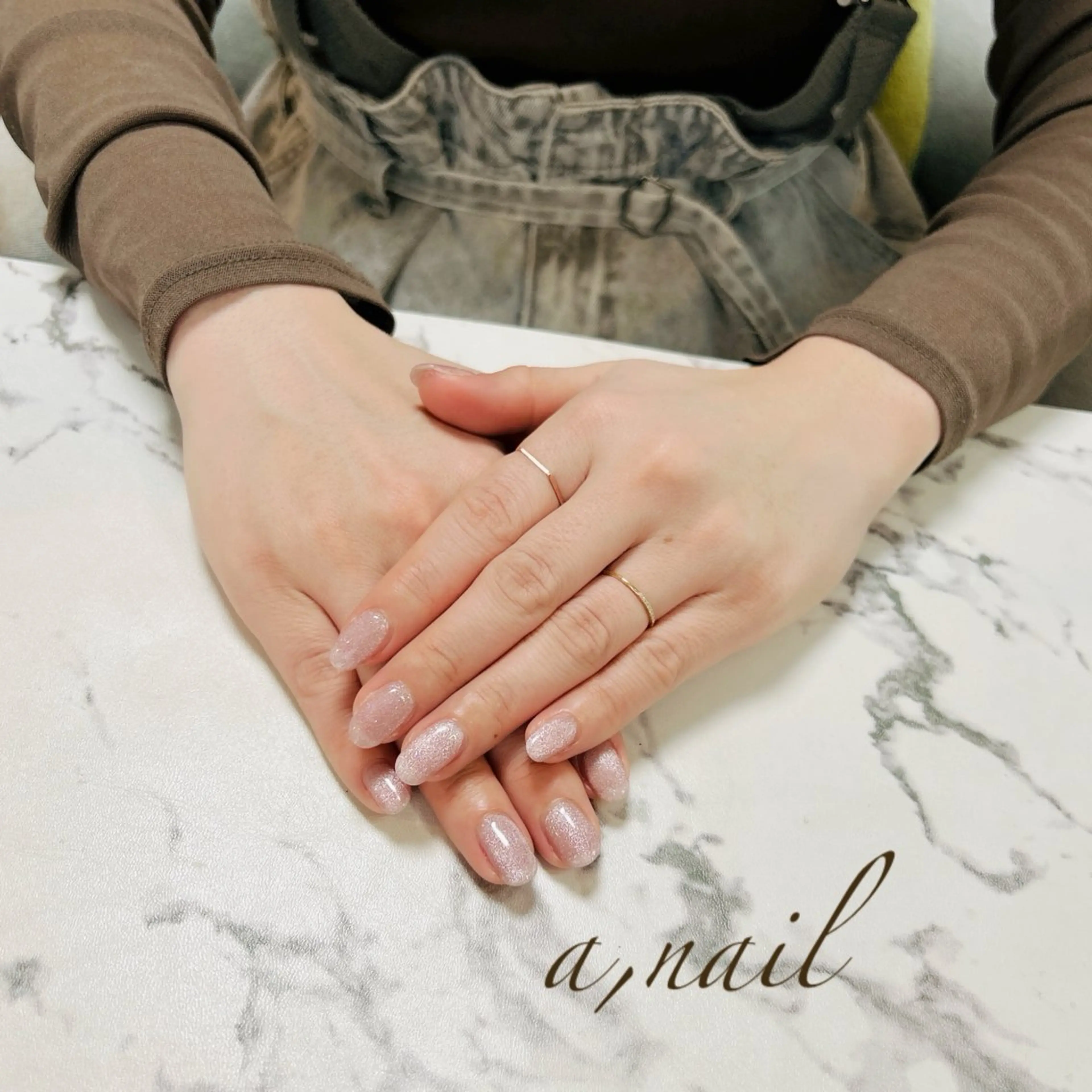 ネイル フラッシュネイル 氷ネイル・うるうるネイル キラキラネイル マグネットネイル シンプルネイル ハンドネイル ネイルサロン エーネイルのネイルデザイン