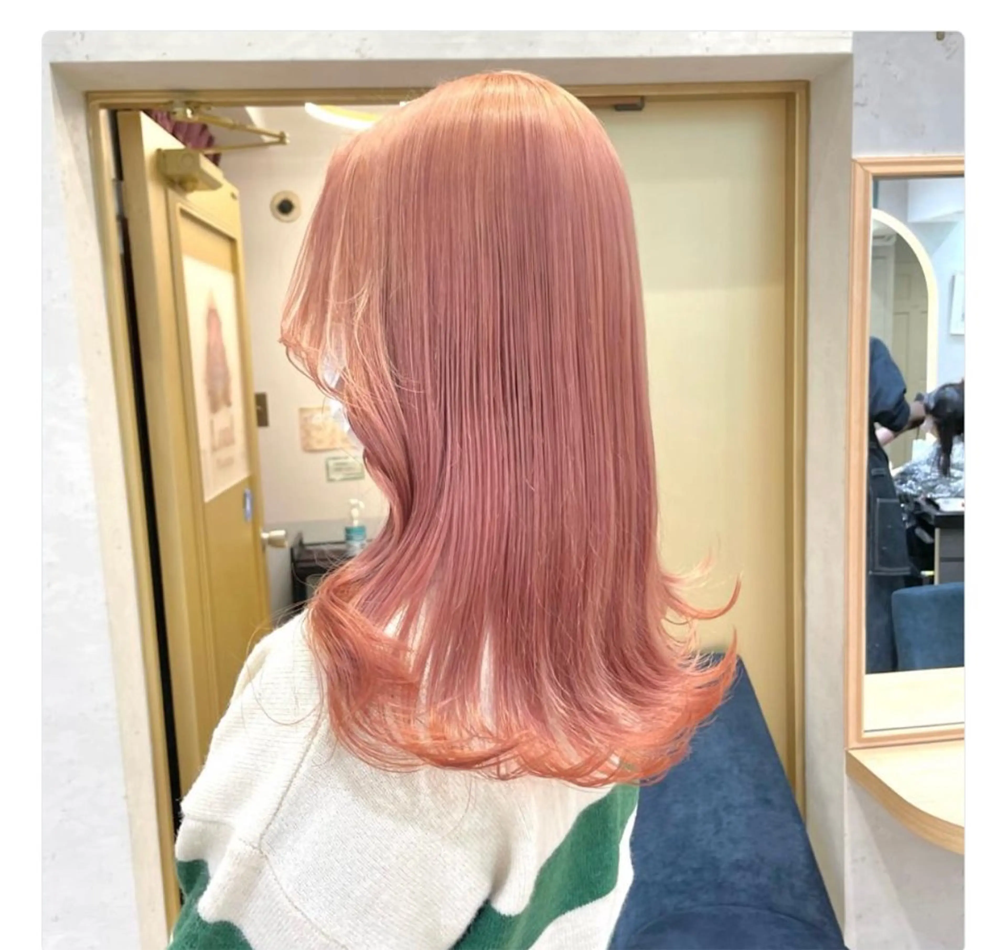 ミディアム カラー ヘアカラー トリートメント ♥️ブリーチ/ボブ/ レイヤー♥️maiのヘアスタイル