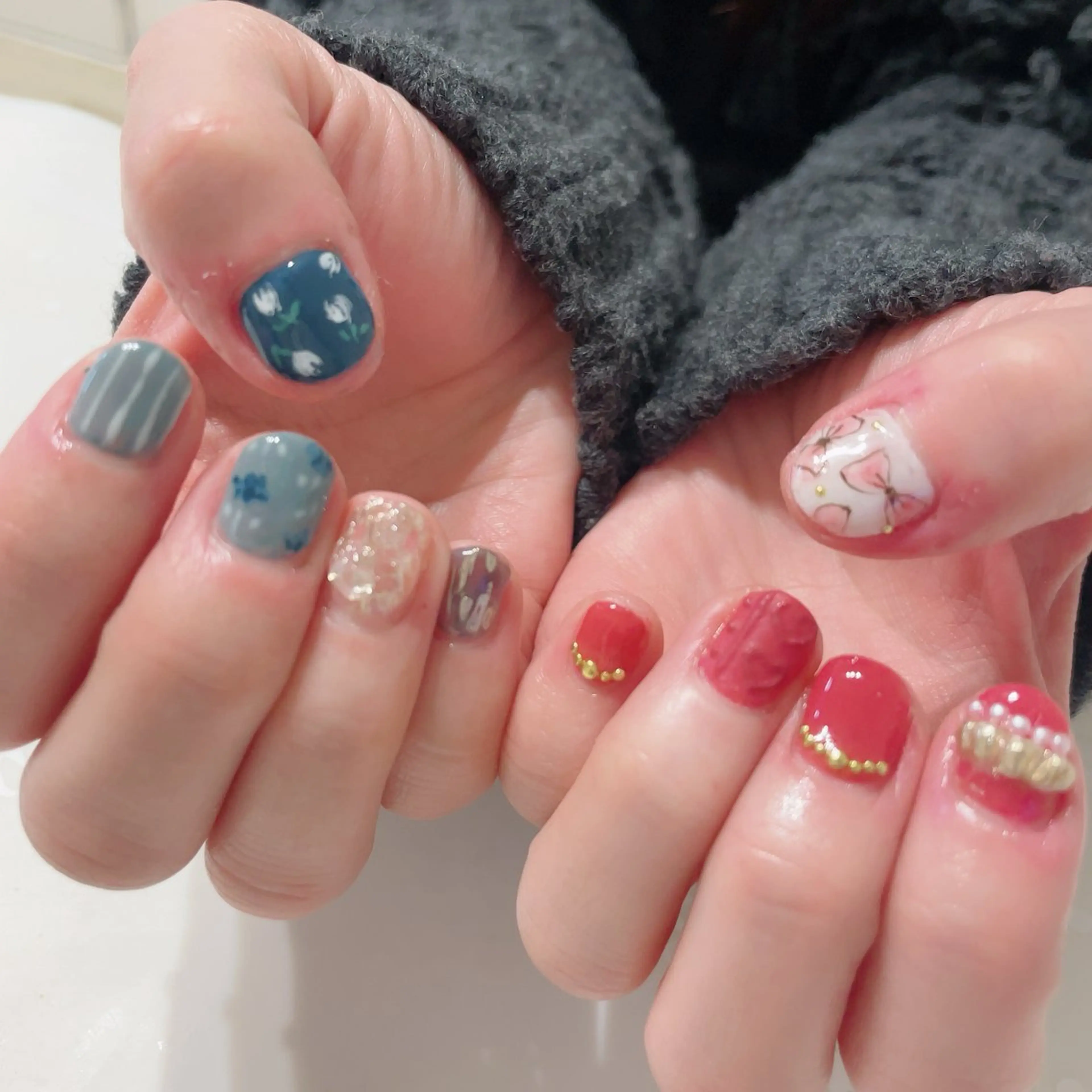 ネイル アートネイル 持ち込み ハンドネイル * haruのネイルデザイン