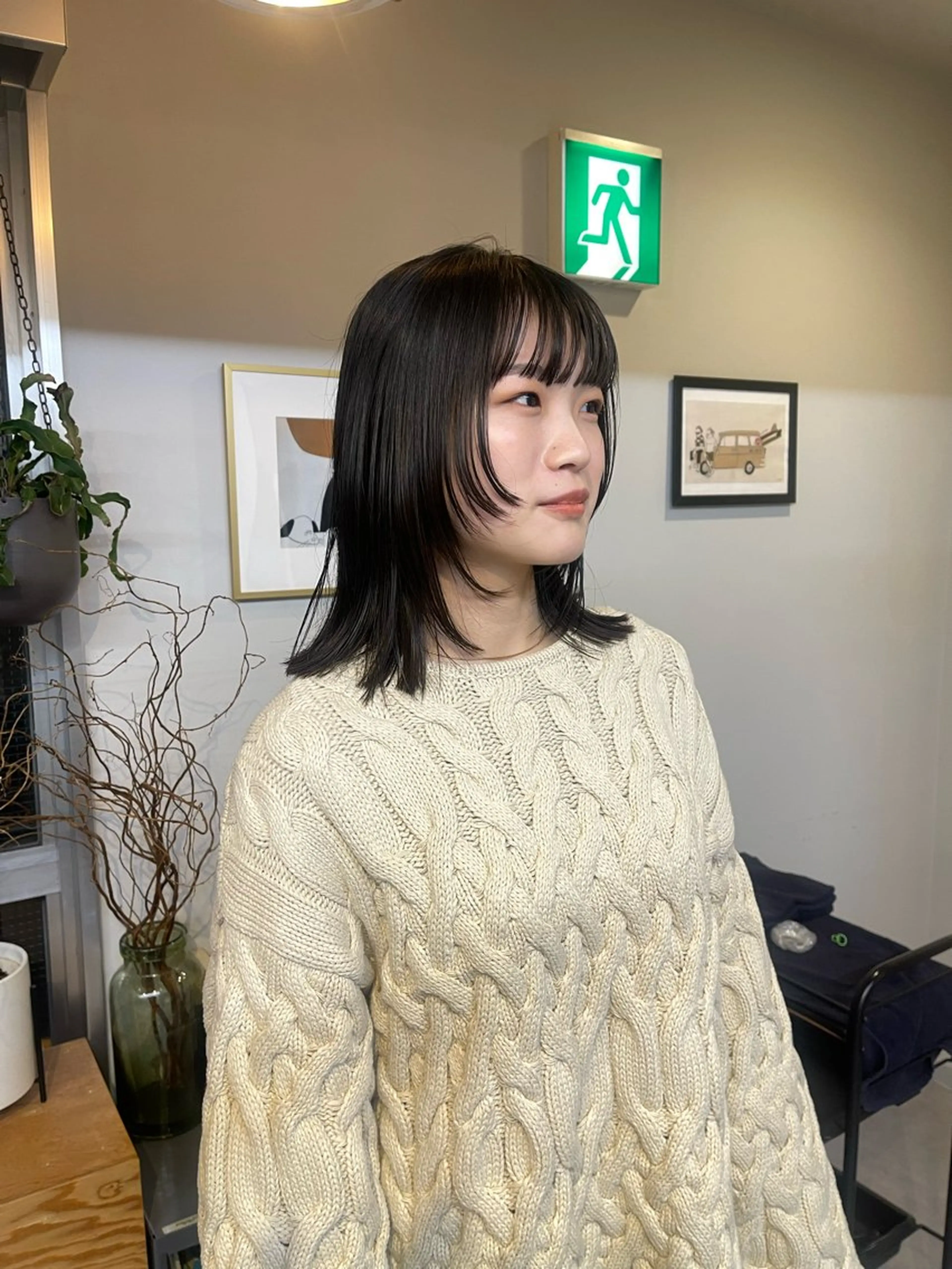 ショート カラー 顔まわりレイヤー 伸ばしかけ レイヤーカット ウルフカット カット ヘアカラー トリートメント MEY HAIR / CURLYS所属・丁寧なカウンセリング 🌿KENTA🌿のヘアスタイル