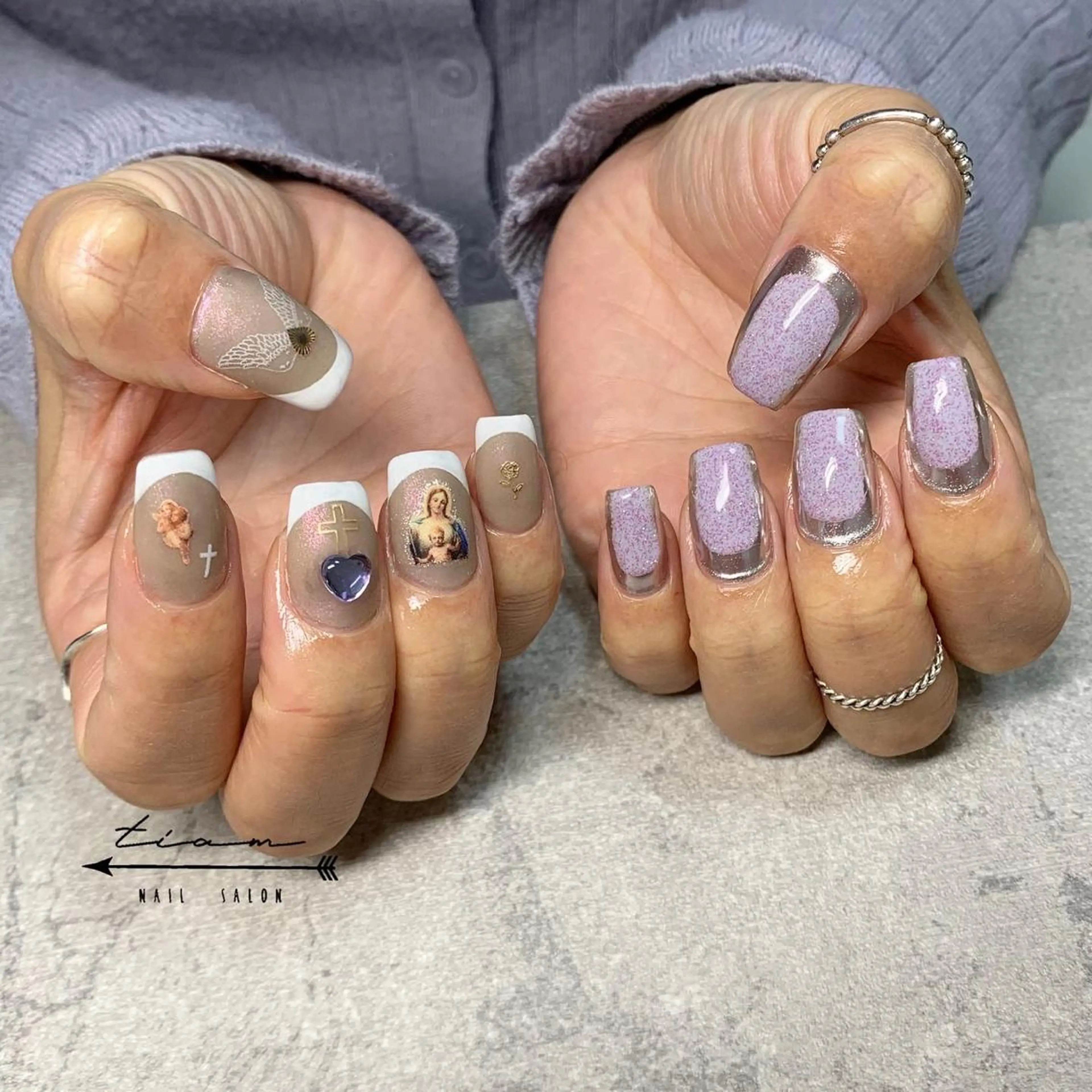 ネイル 𝑡𝑖𝑎𝑚𓂃 きむらゆきののネイルデザイン