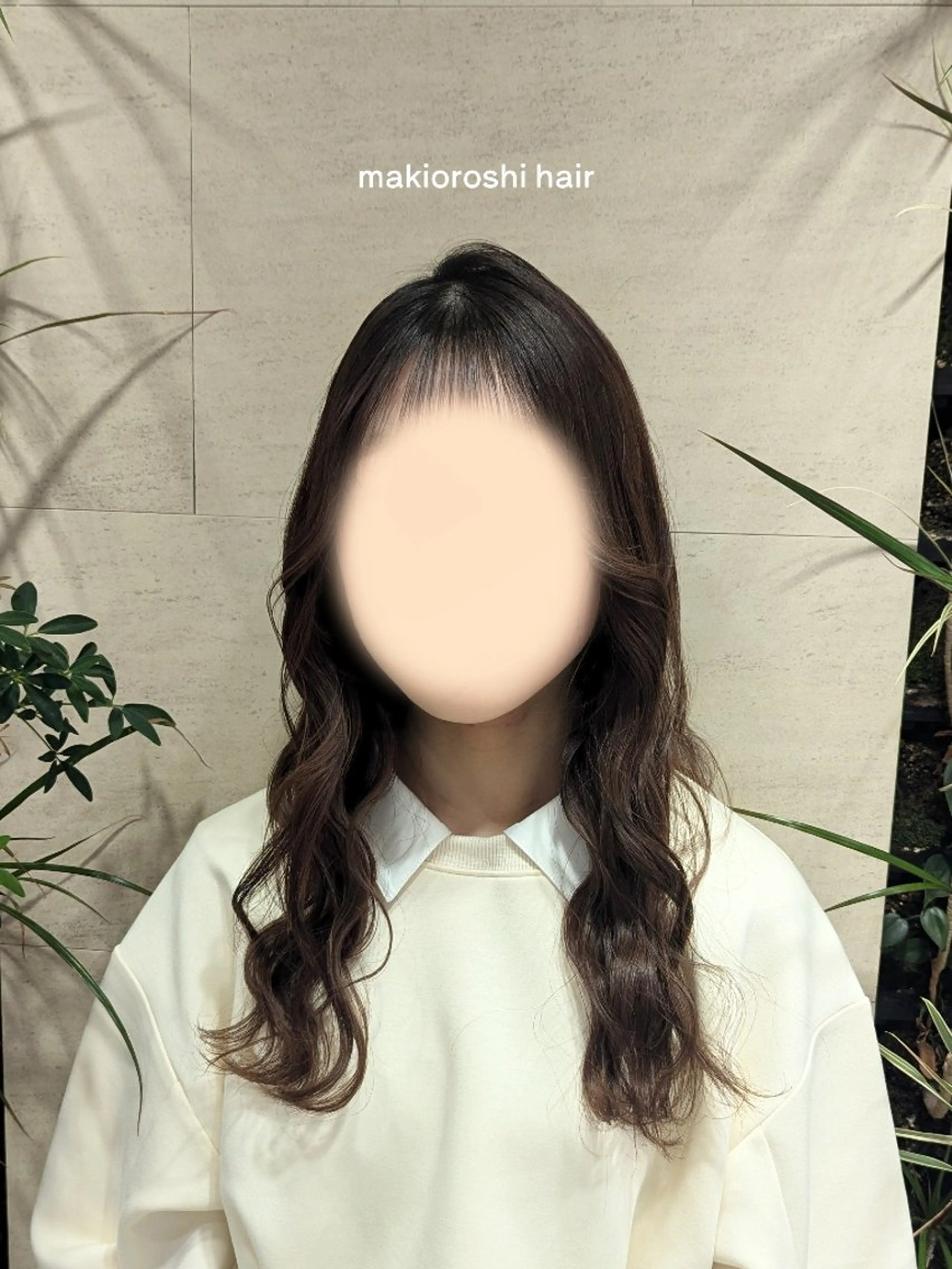 ロング ヘアセット 顔周りカット/お呼ば れヘア/レイヤーのヘアスタイル