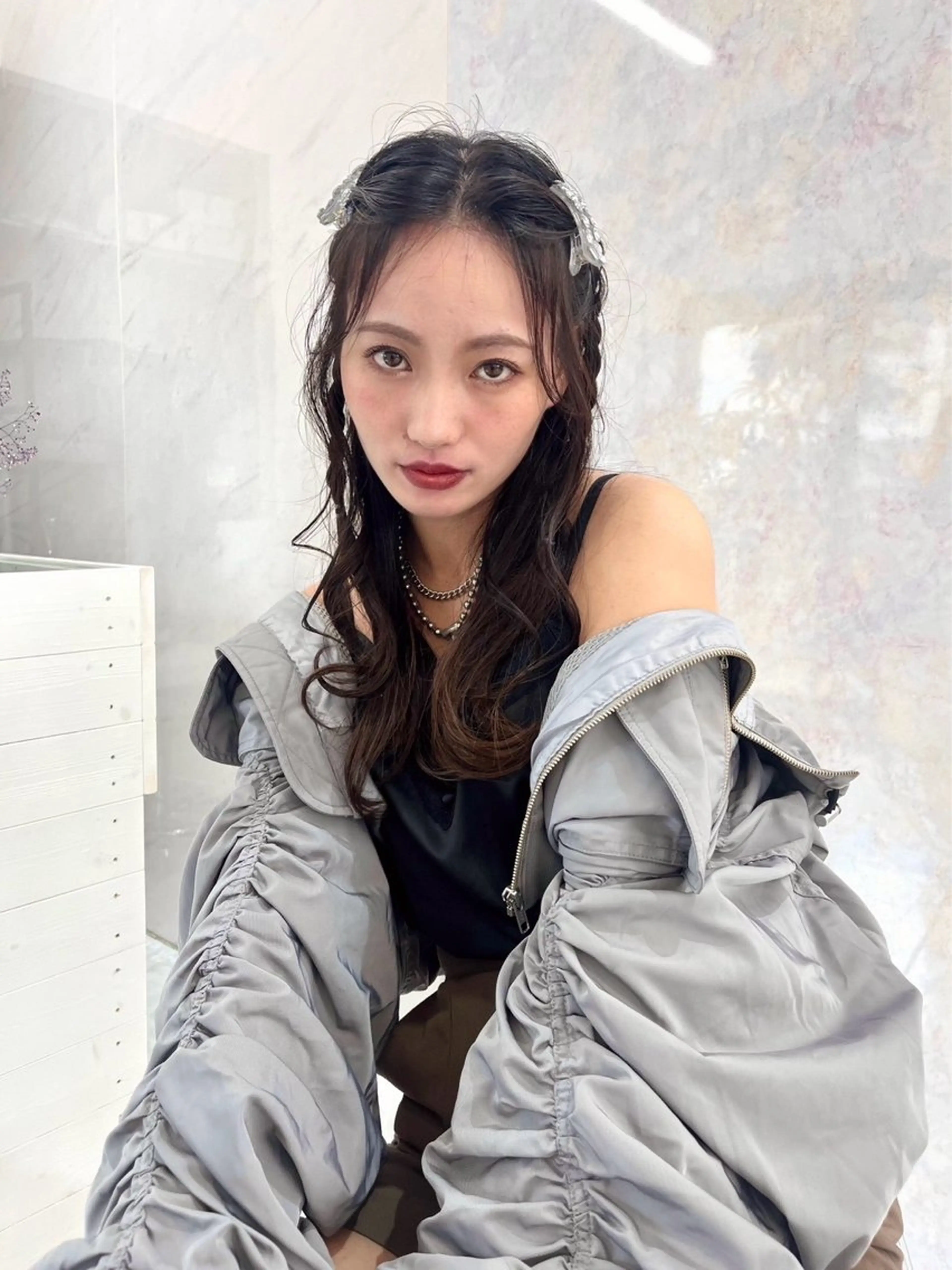 ロング おばた ちひろのヘアスタイル