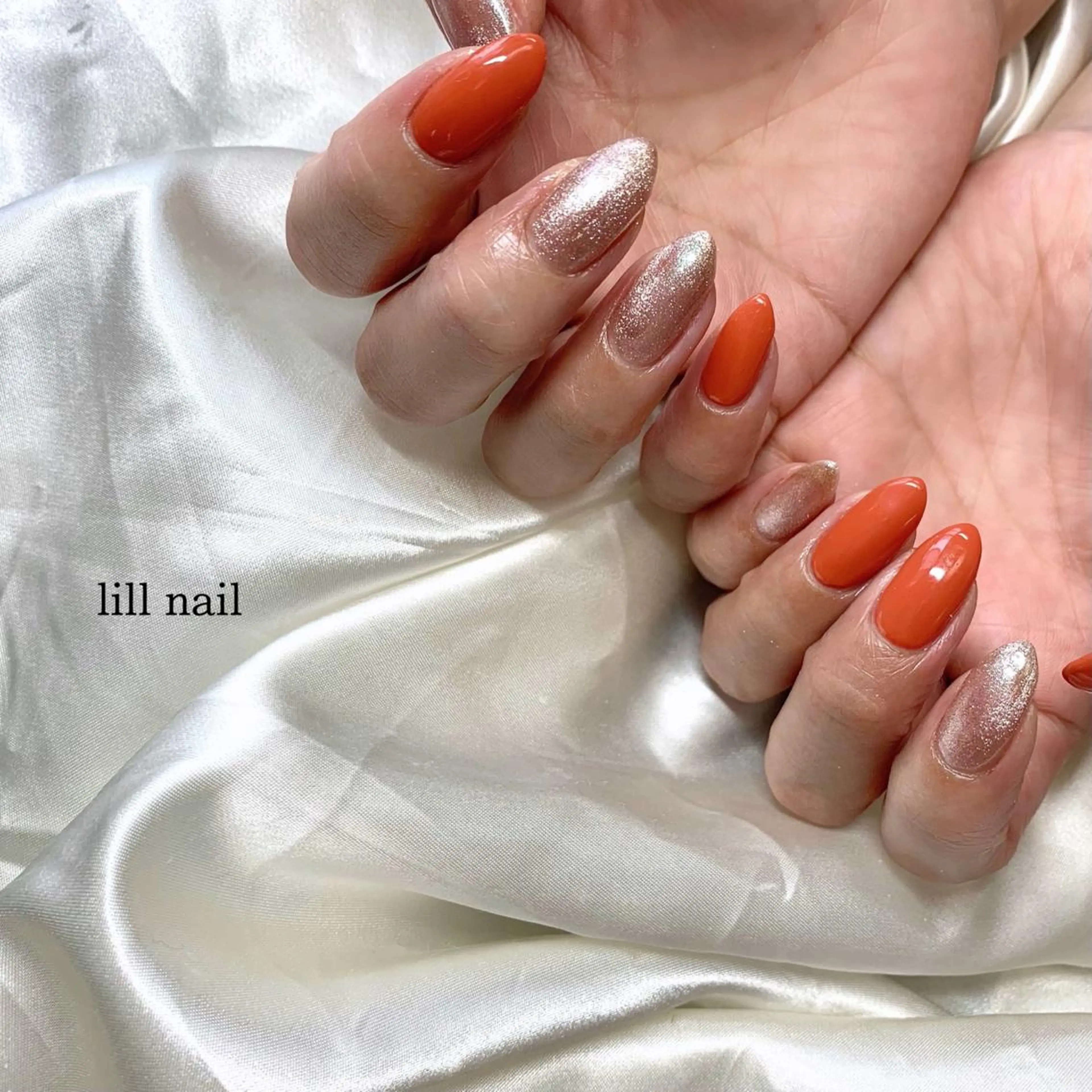 セミロング pllia beautyのネイルデザイン