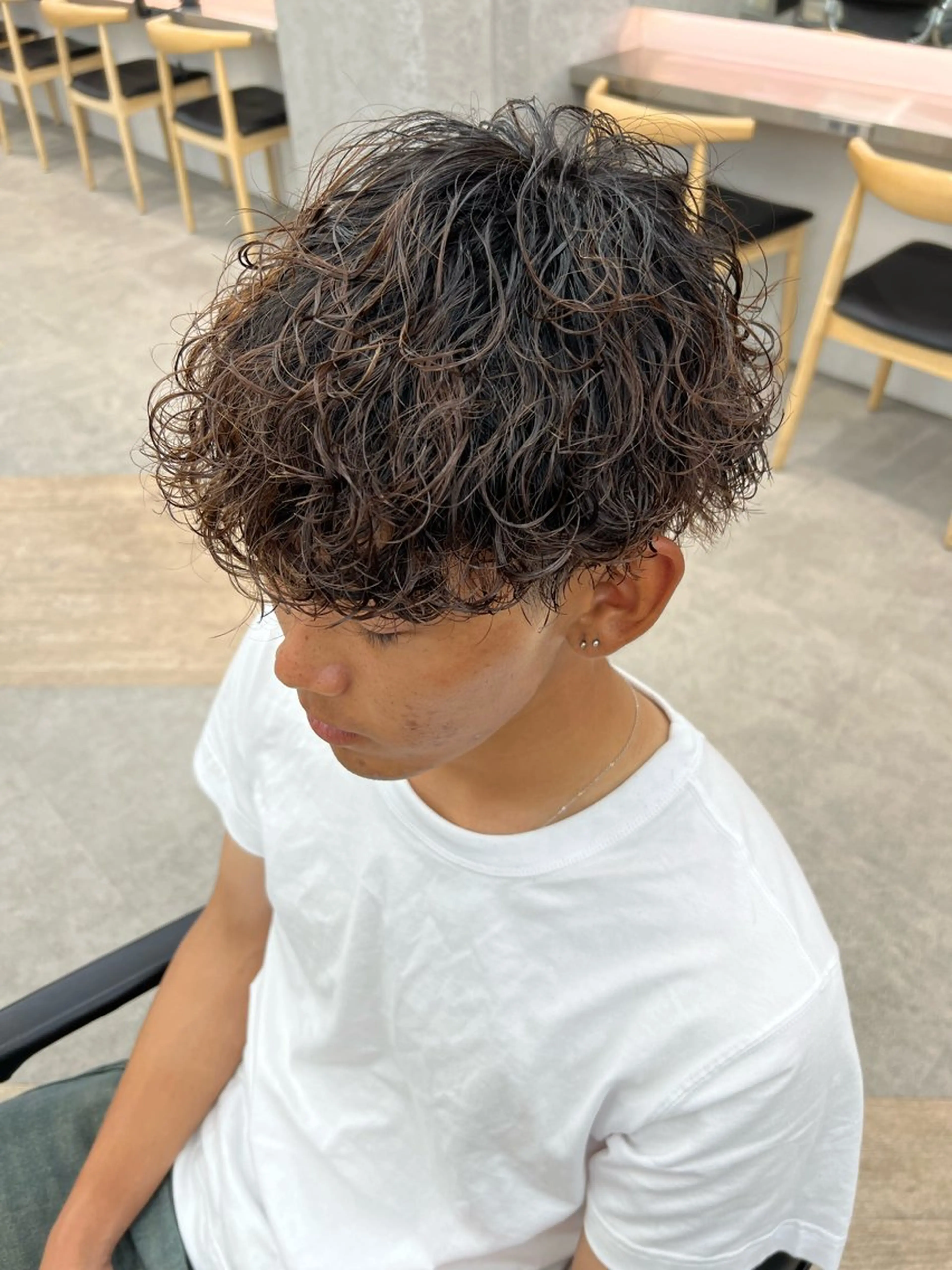 パーマ メンズ パーマ 🌀toa/波巻き✨ /メンズパーマ／栄のヘアスタイル