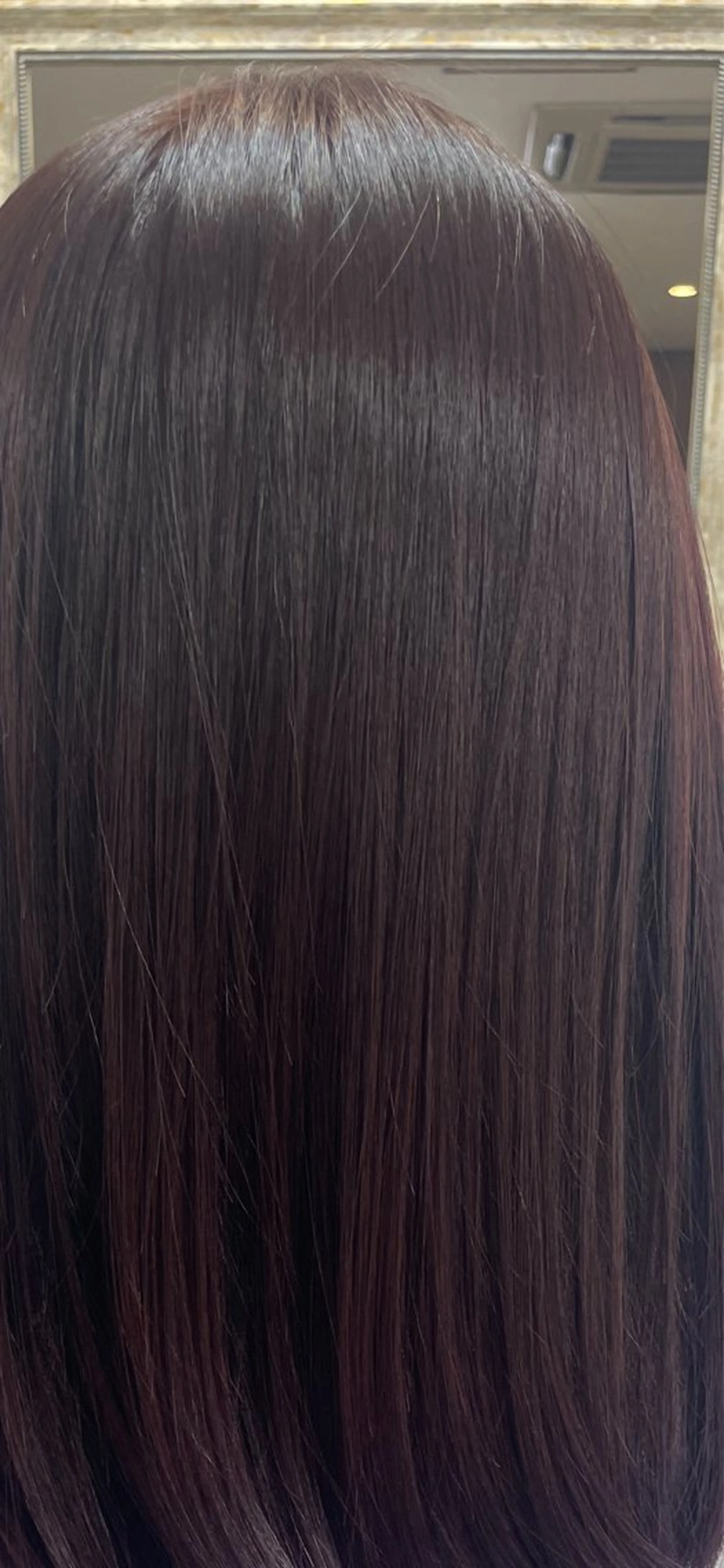 ロング カラー ラベンダーカラー ヘアカラー 佐藤 あきのヘアスタイル