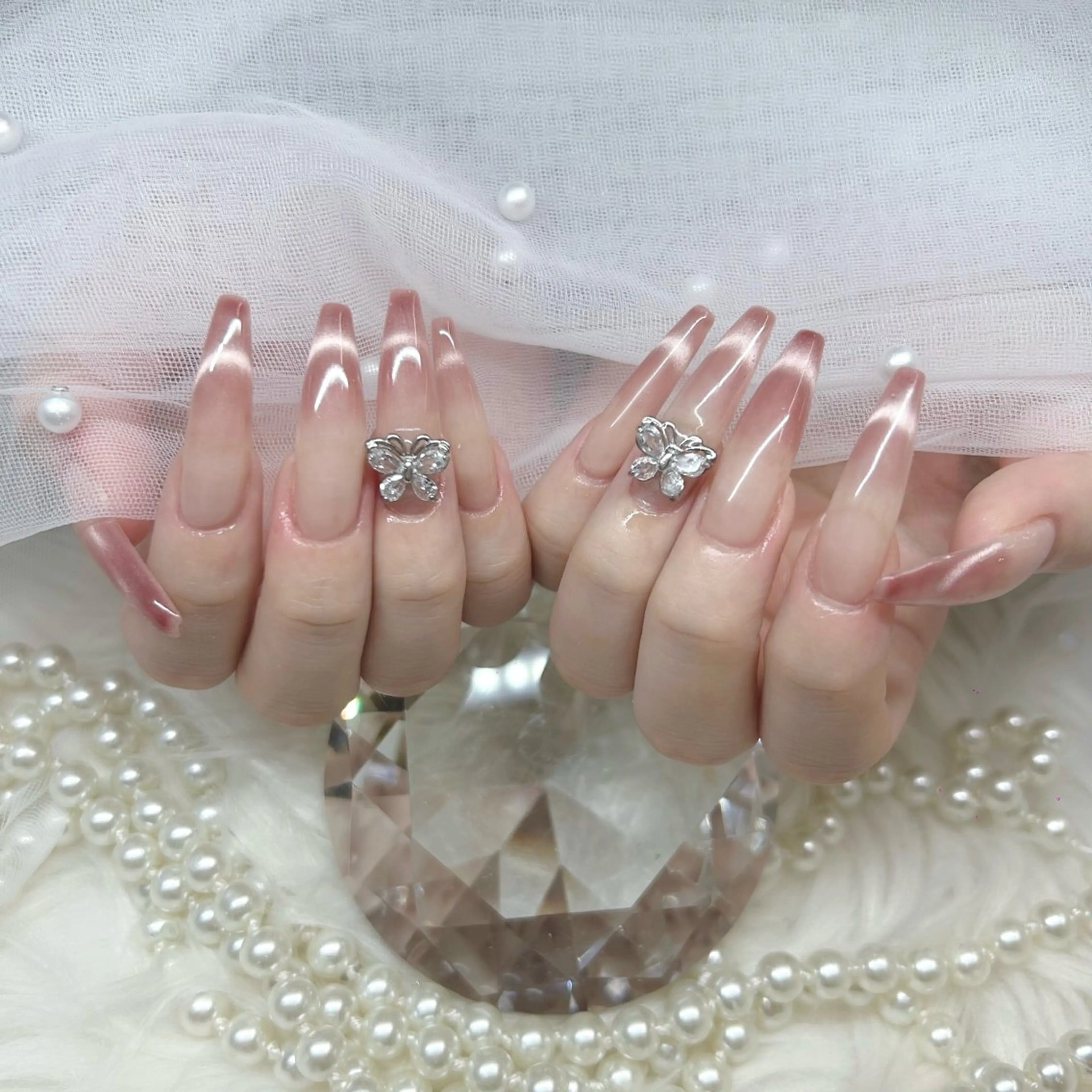 ロング ロング ハンドネイル Nailsalon Angeのネイルデザイン