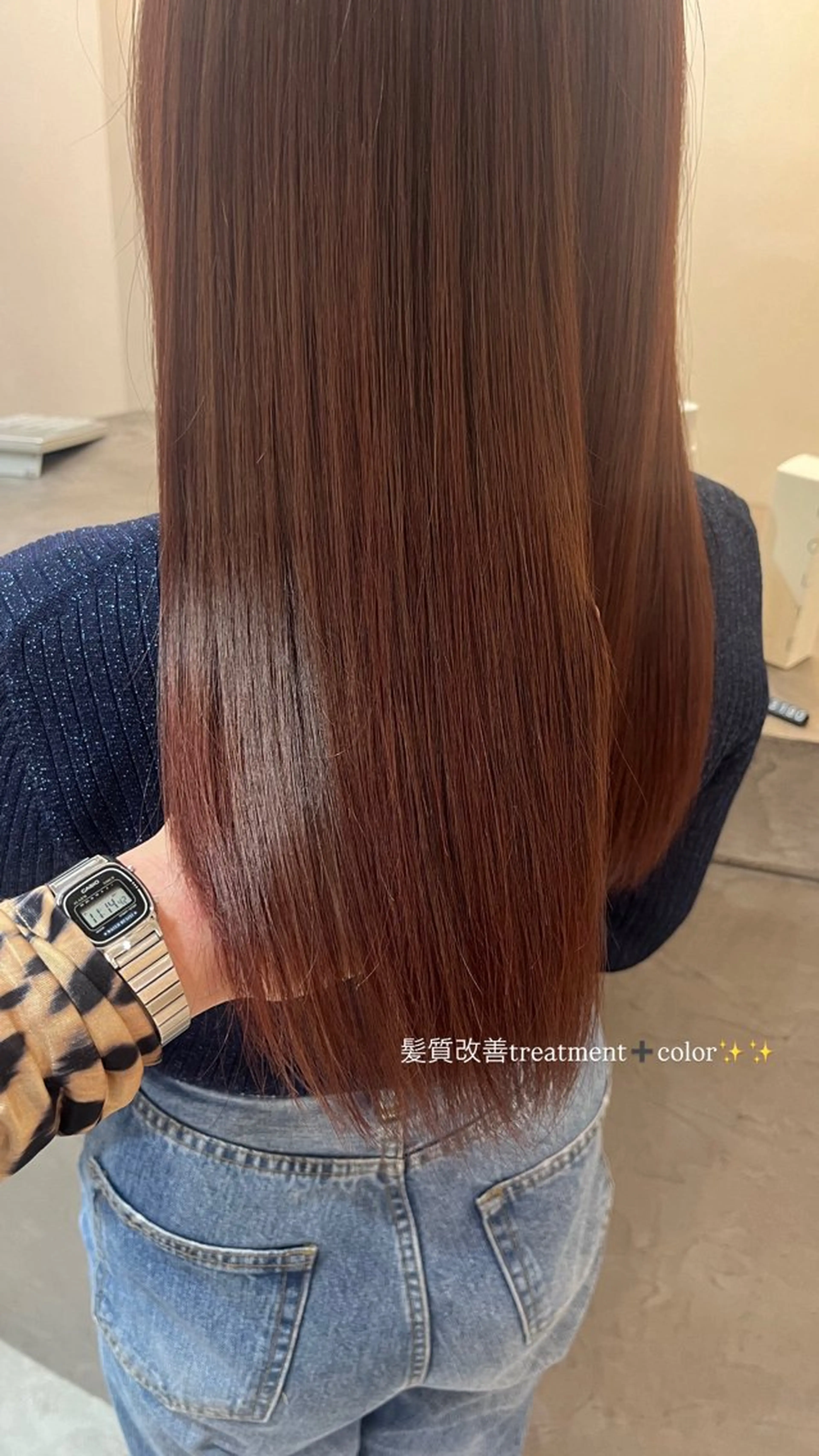 カラー morita yunaのヘアスタイル