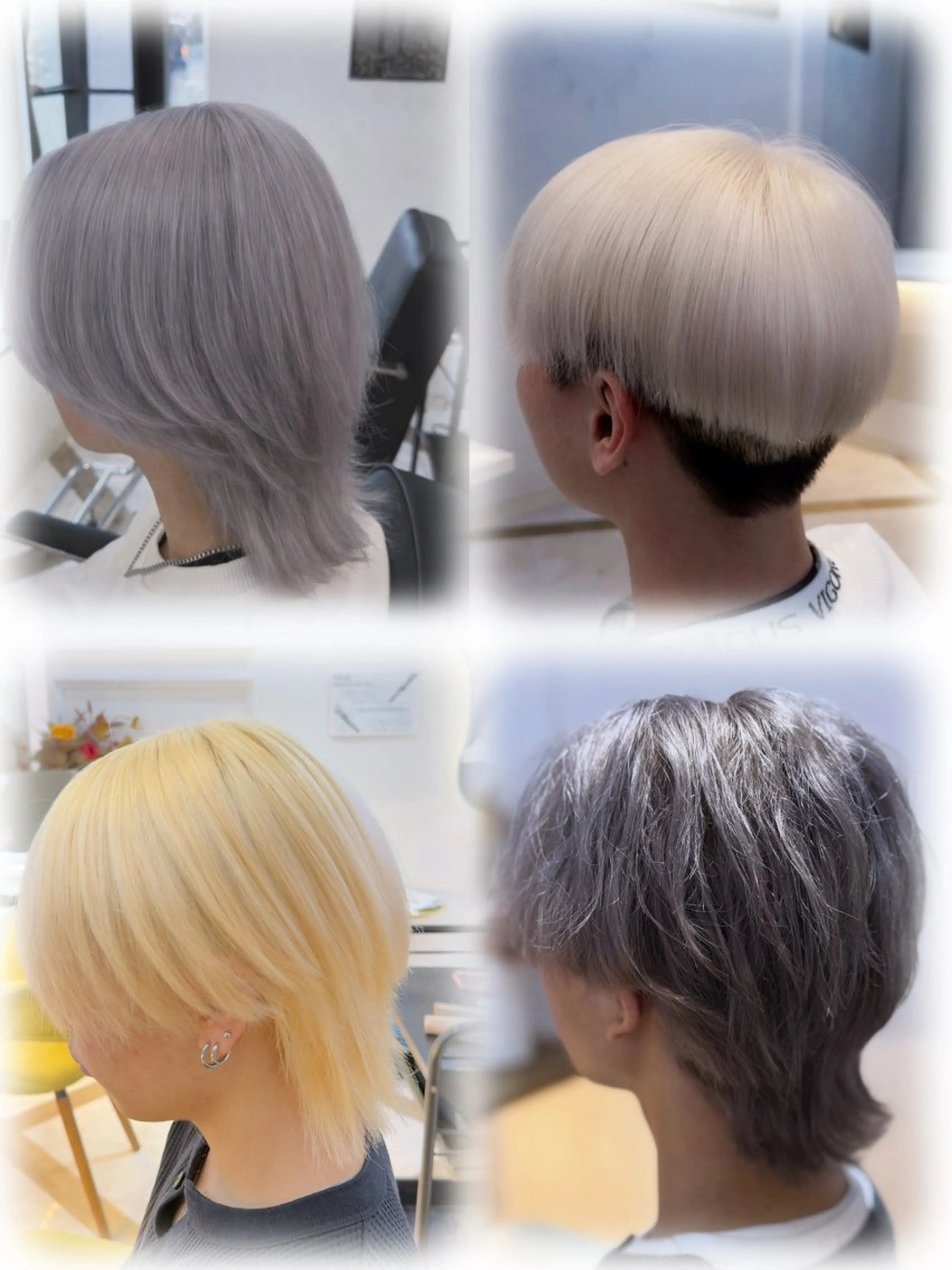 カラー メンズ ヘアカラー トリートメント せいと/縮毛矯正 レイヤー/ハイトーンのヘアスタイル