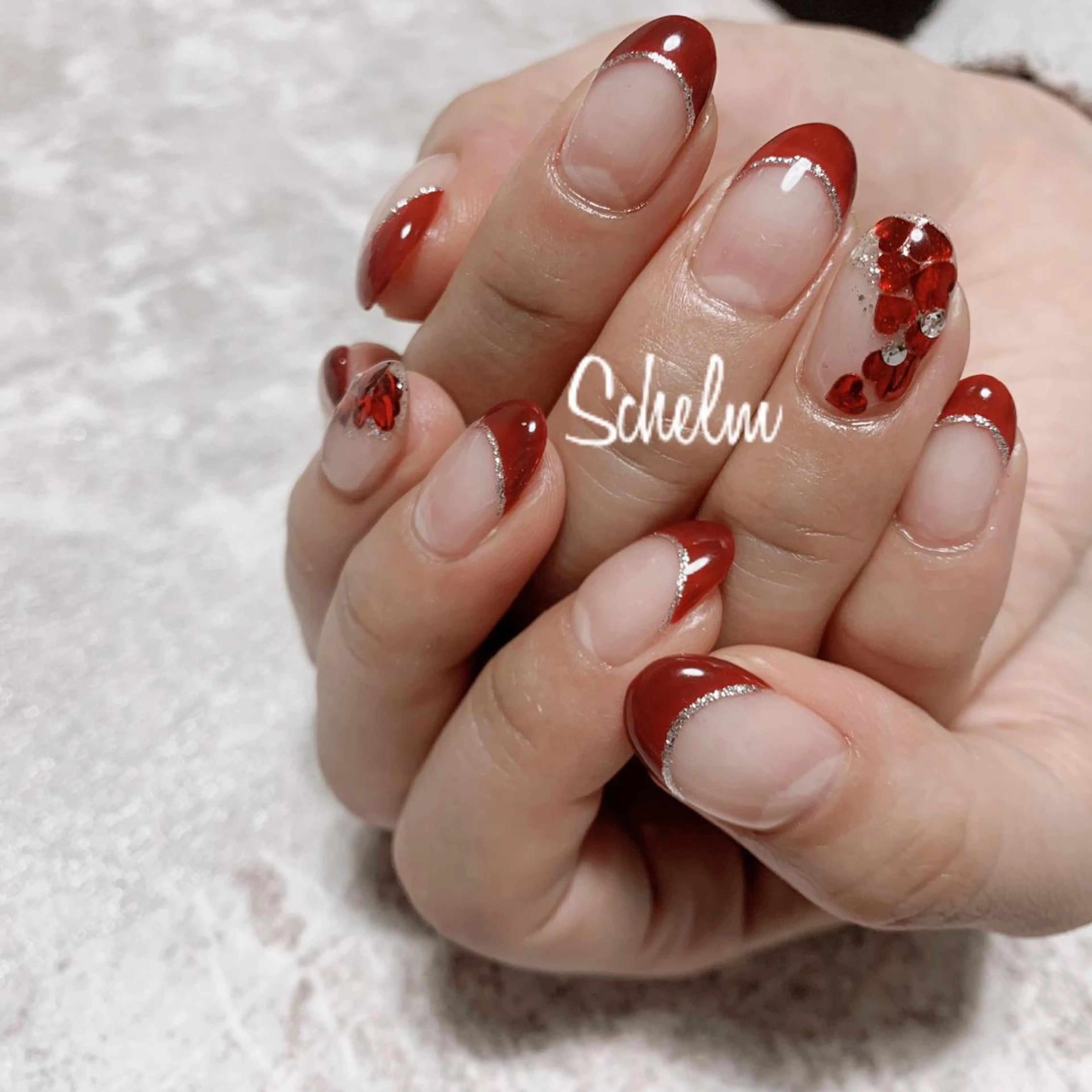 ネイル ラメ(グリッター) ハンドネイル nail room シュレムのネイルデザイン