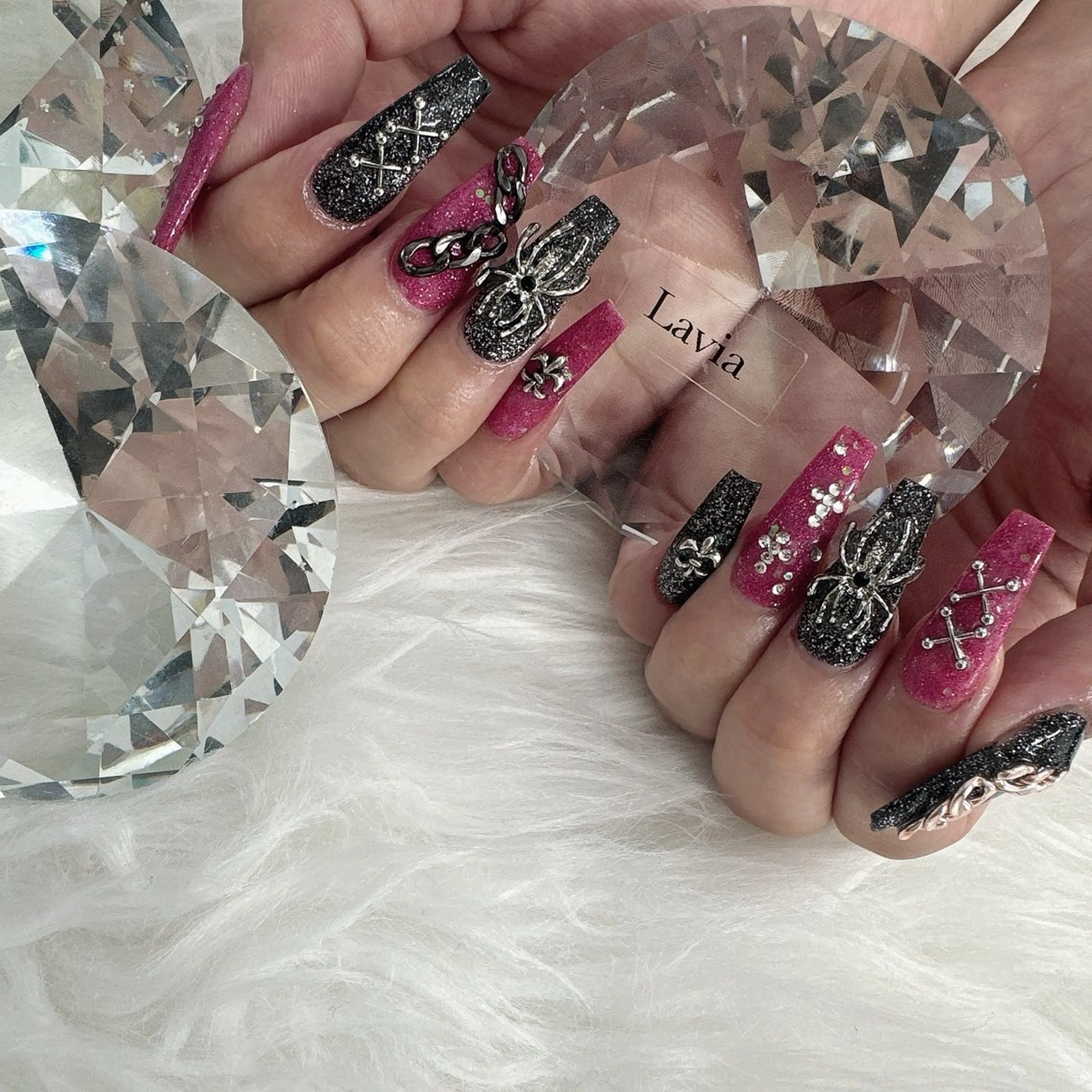 ネイル ハンドネイル lavia🖤 ayumiのネイルデザイン