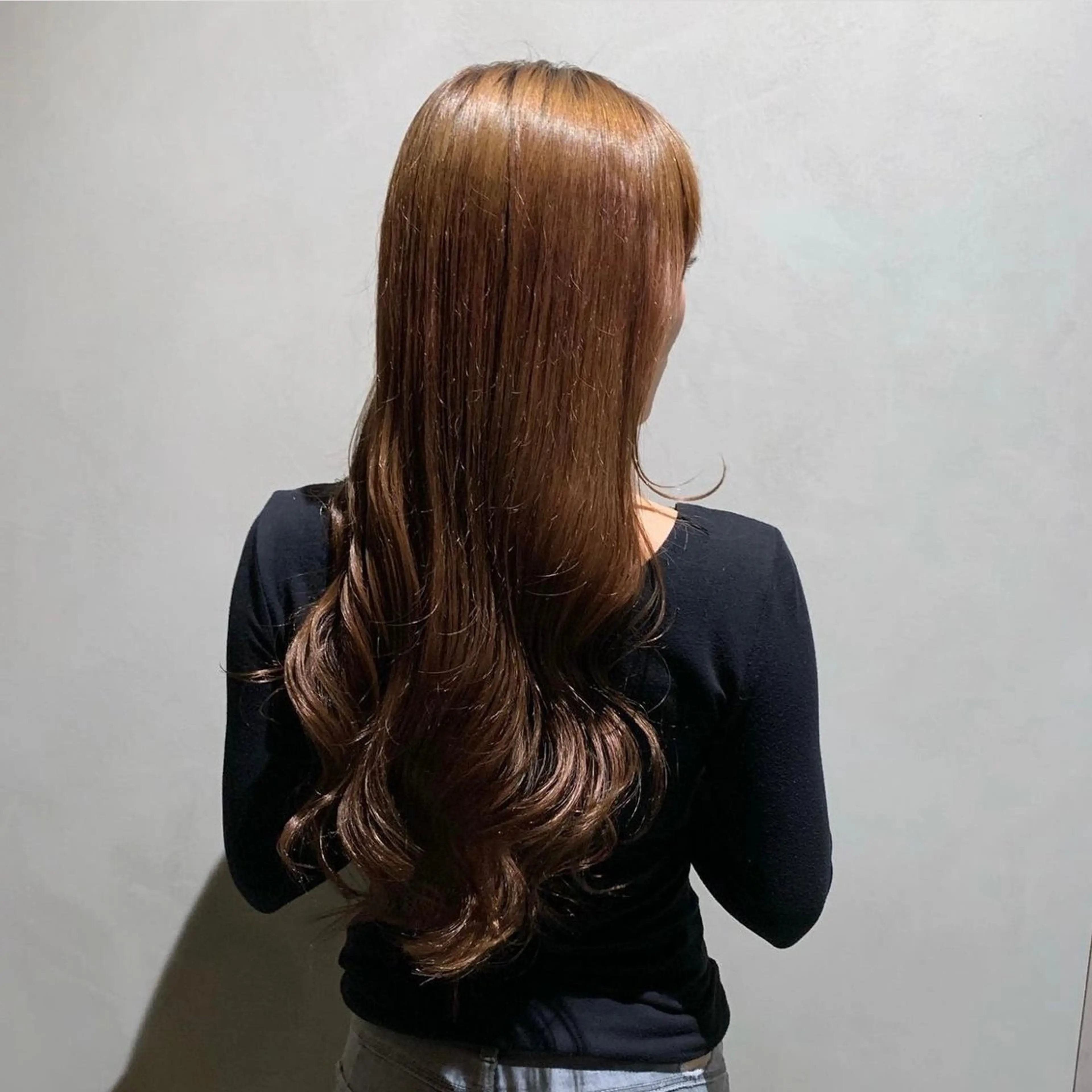 ロング 韓国風ヘア レイヤーカット ワンホンレイヤー 🦮shiori アイドルオタク🦮のヘアスタイル