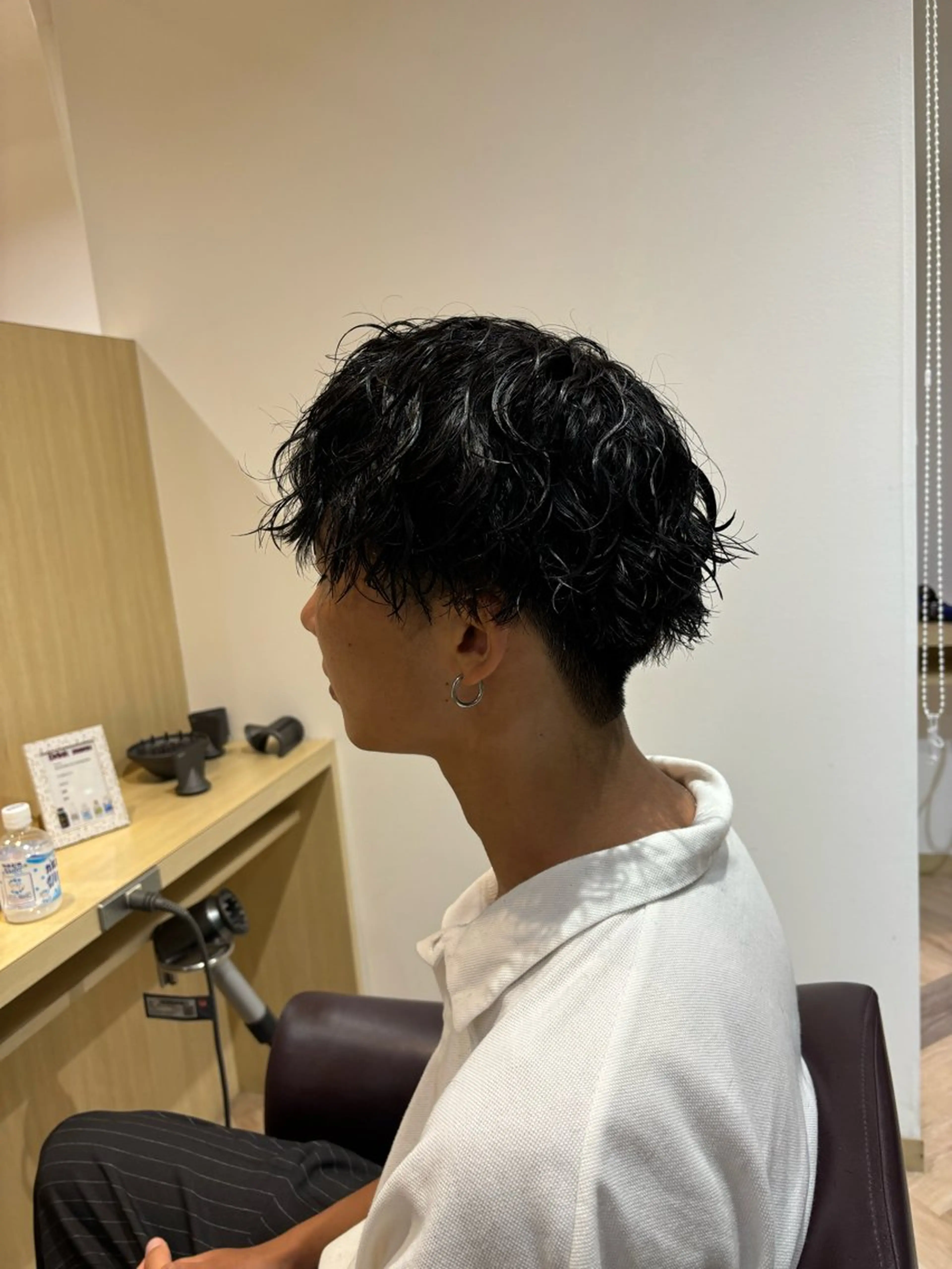 メンズ メンズパーマ ゆい/パーマ/レイヤ ー/似合わせカラーのヘアスタイル