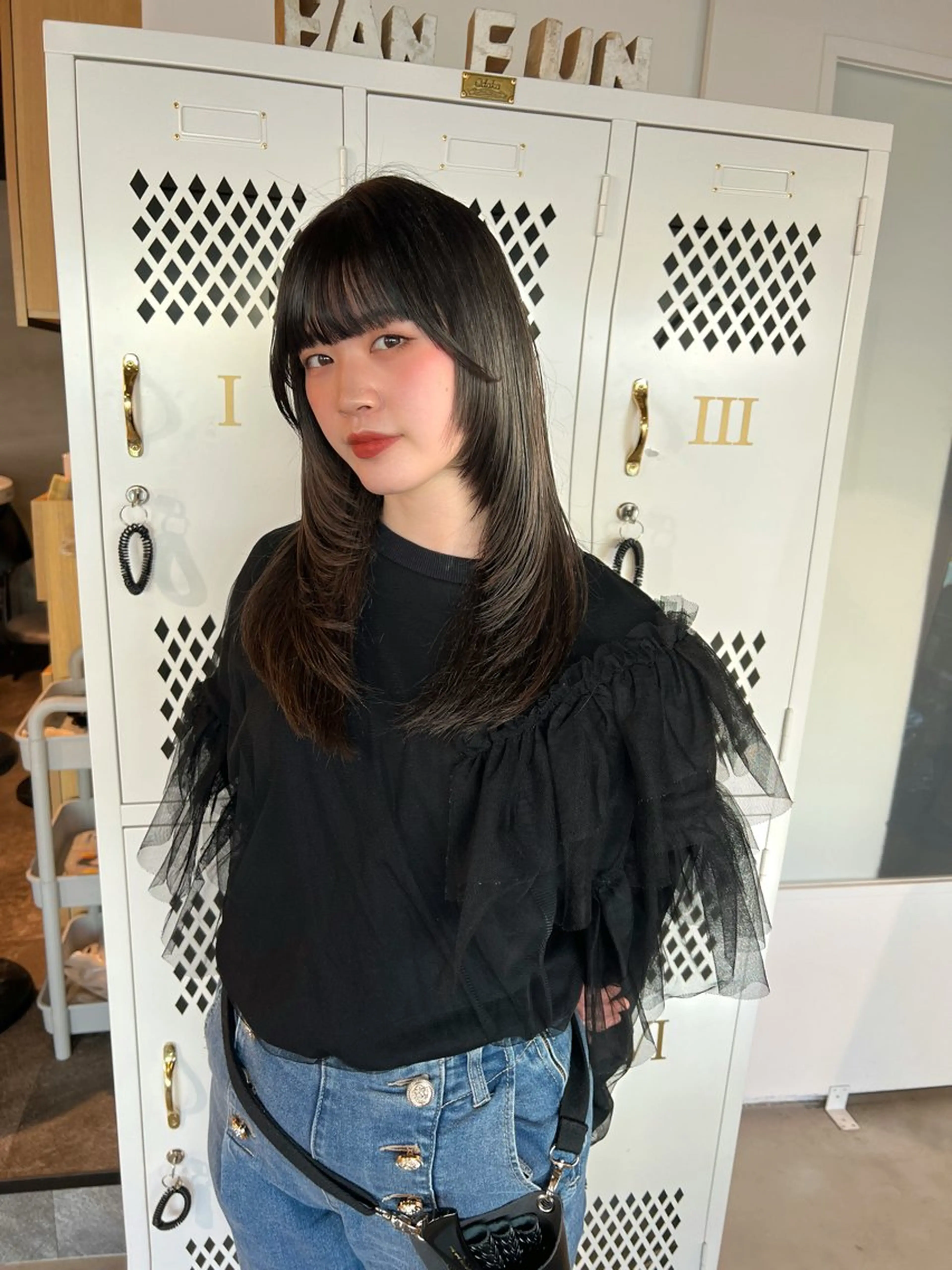 カラー くまざき　なな /メンズモデル募集のヘアスタイル